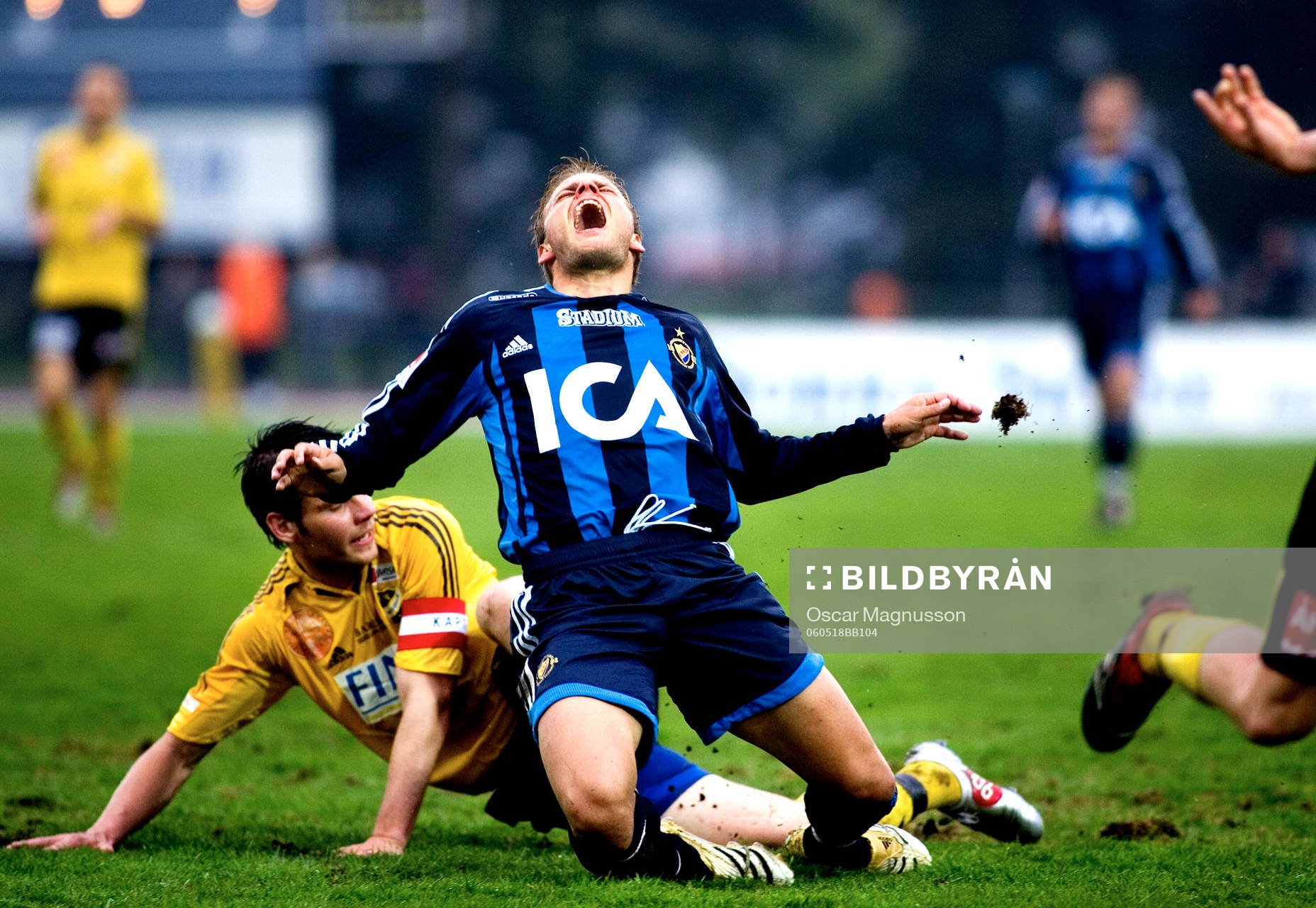 Johan Arneng, Djurgården skadas och får lämna planen