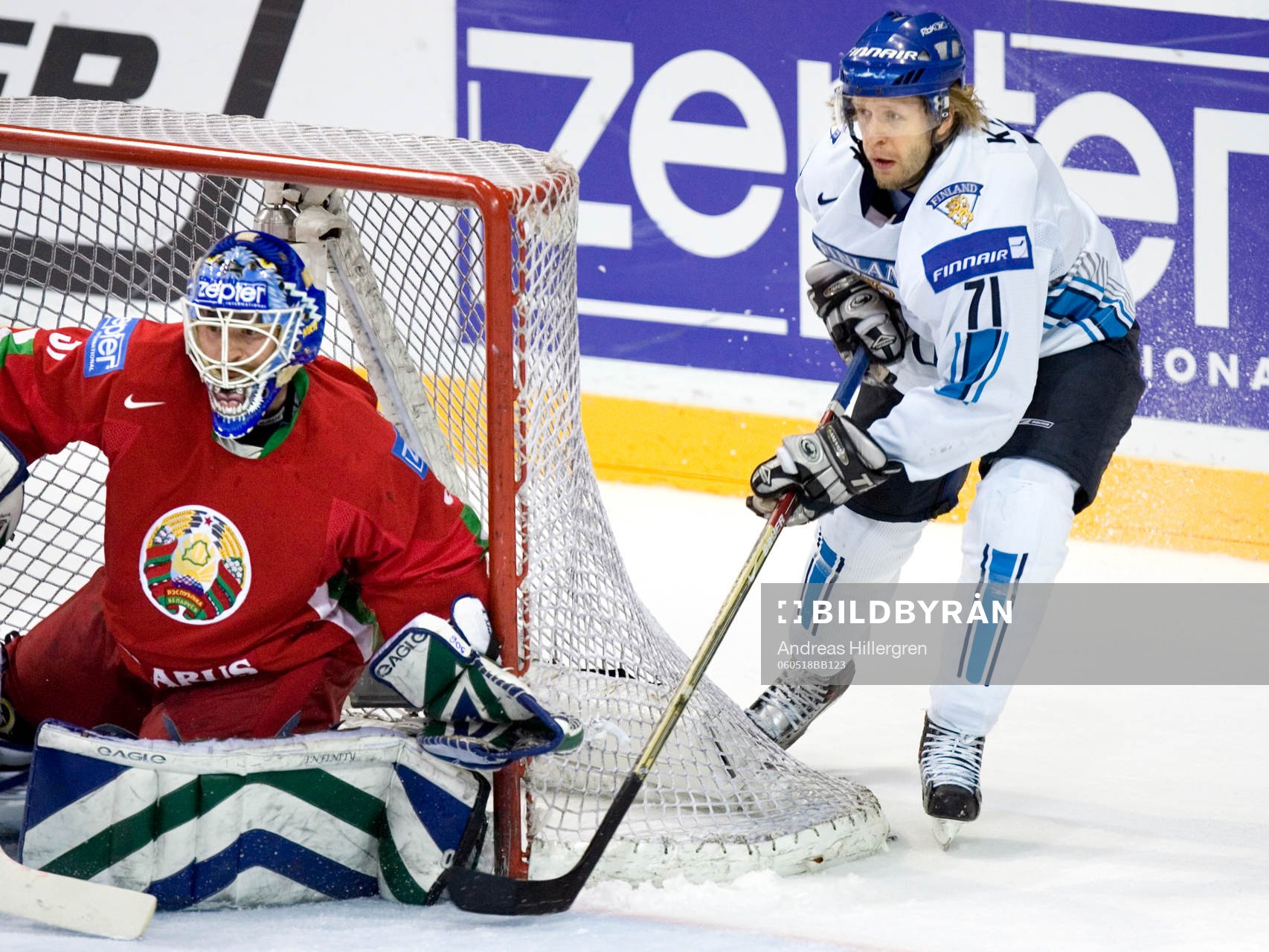 Tomi Kallio, Finland försöker köksvägen på Andrei