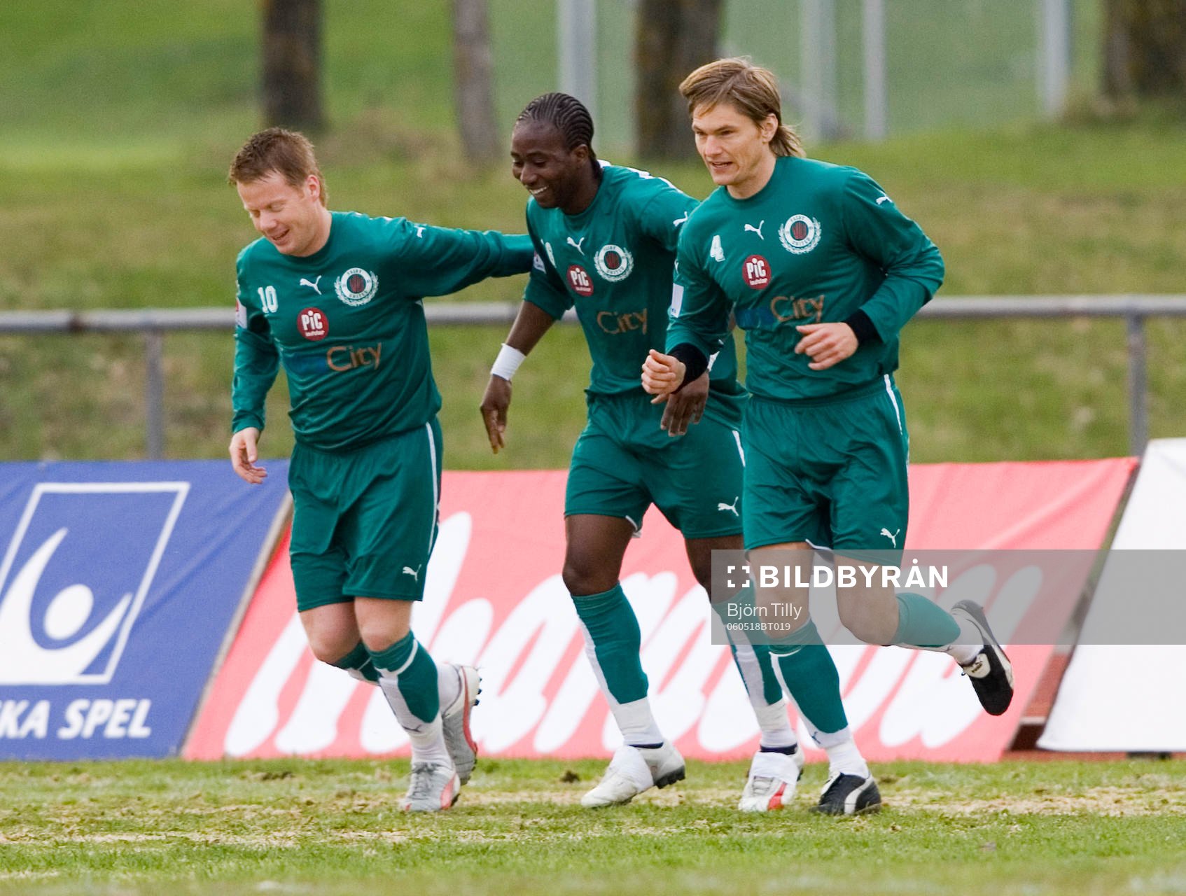 Marcus Bengtsson, Tamba Yarjah och Daniel Johansson, Väsby
