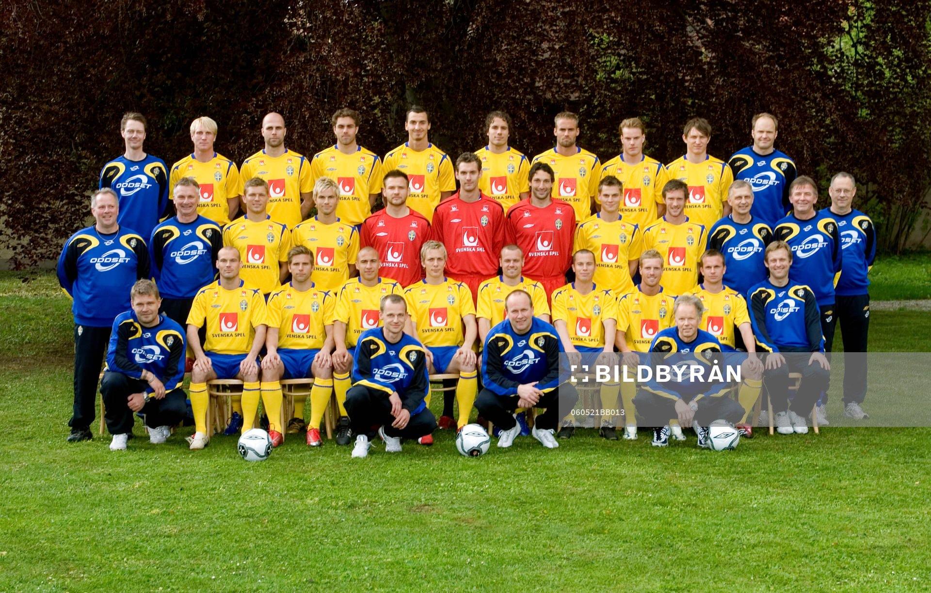 Tomas Saleteg, Petter Hansson, Teddy Lucic, Johan Elmander,