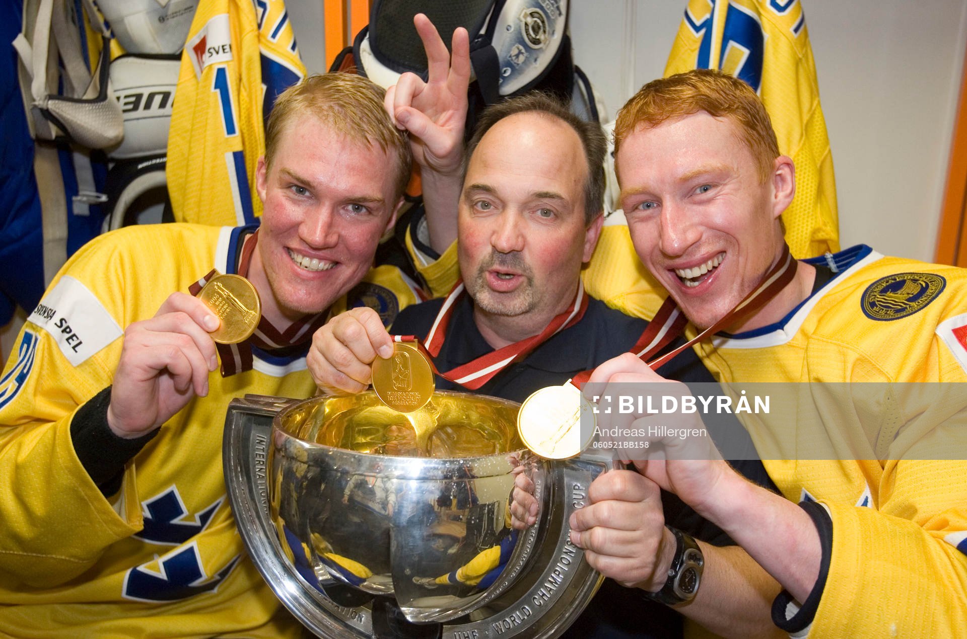 Kenny Jönsson, Jörgen Jönsson och Andrers Weiderstål,