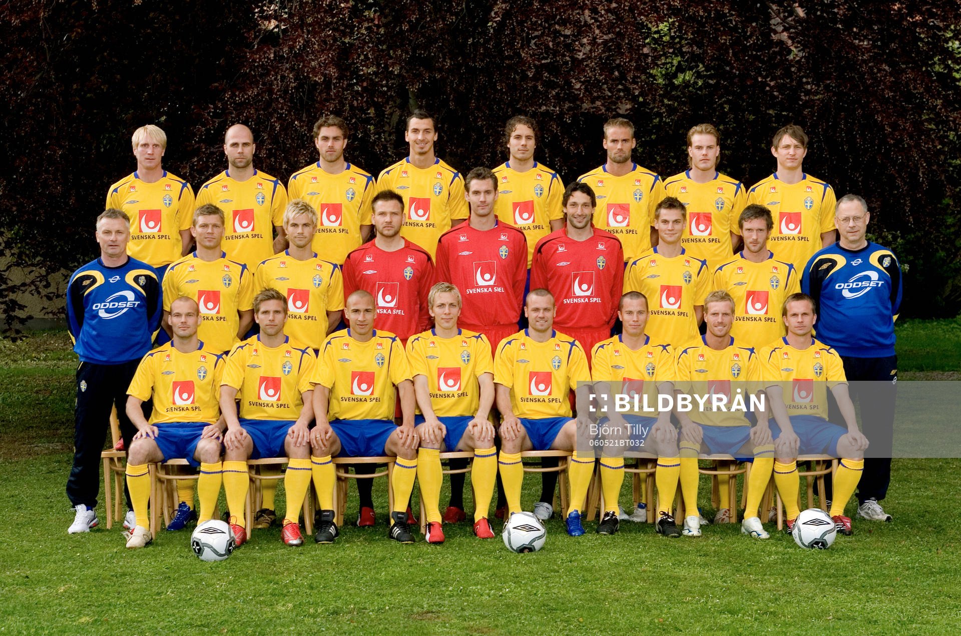 Petter Hansson, Teddy Lucic, Johan Elmander, Zlatan