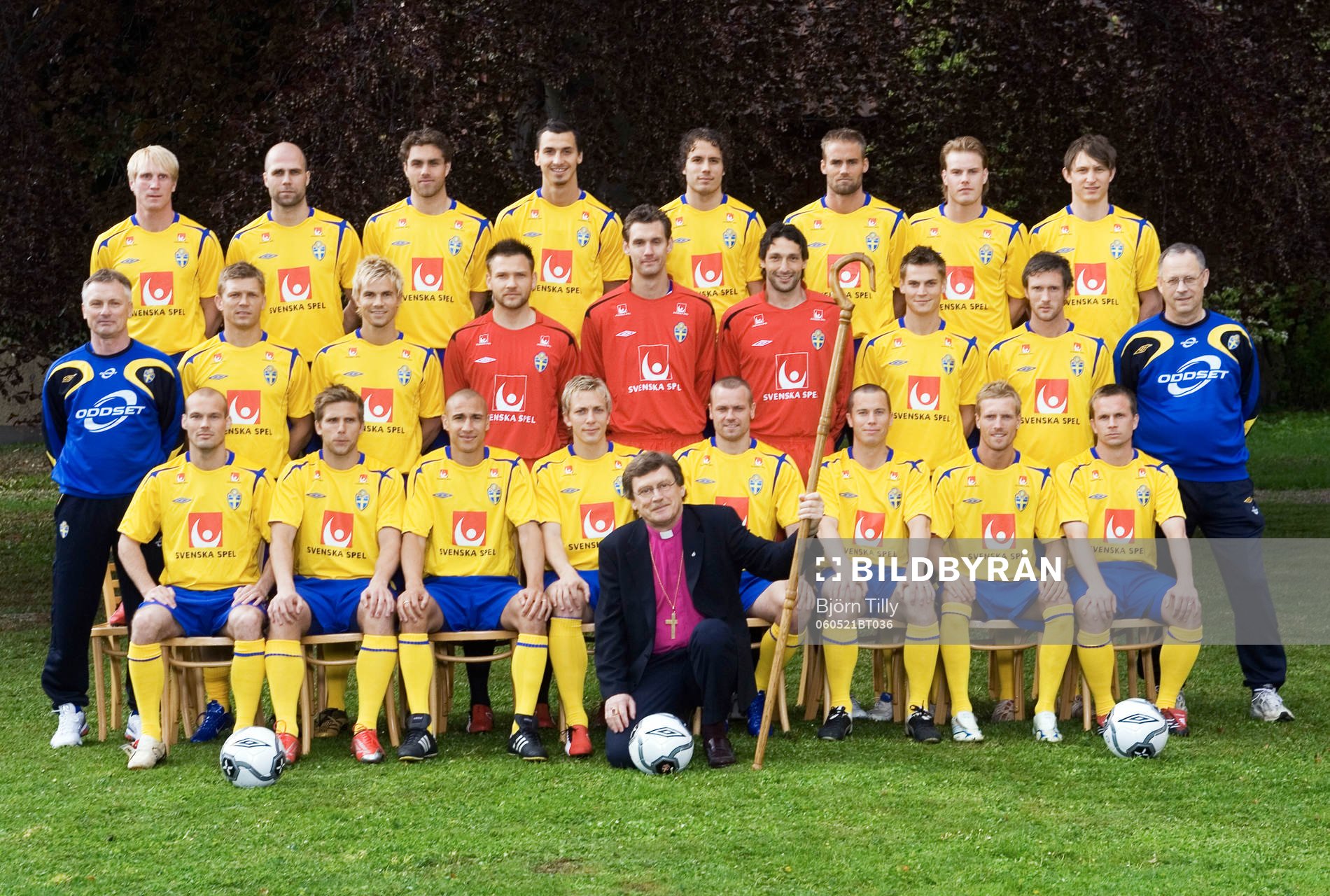 Petter Hansson, Teddy Lucic, Johan Elmander, Zlatan