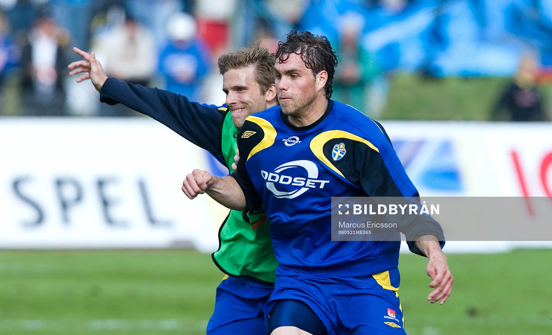 Kamp mellan Anders Svensson och Johan Elmander