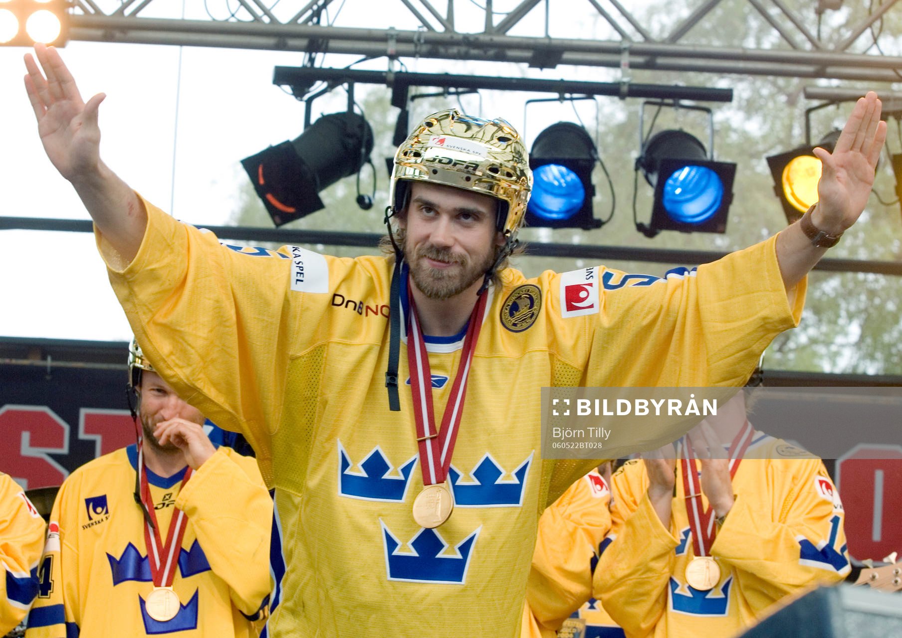 Ishockey, VM, VM-guld, Sverige, Firande av VM-guldet i