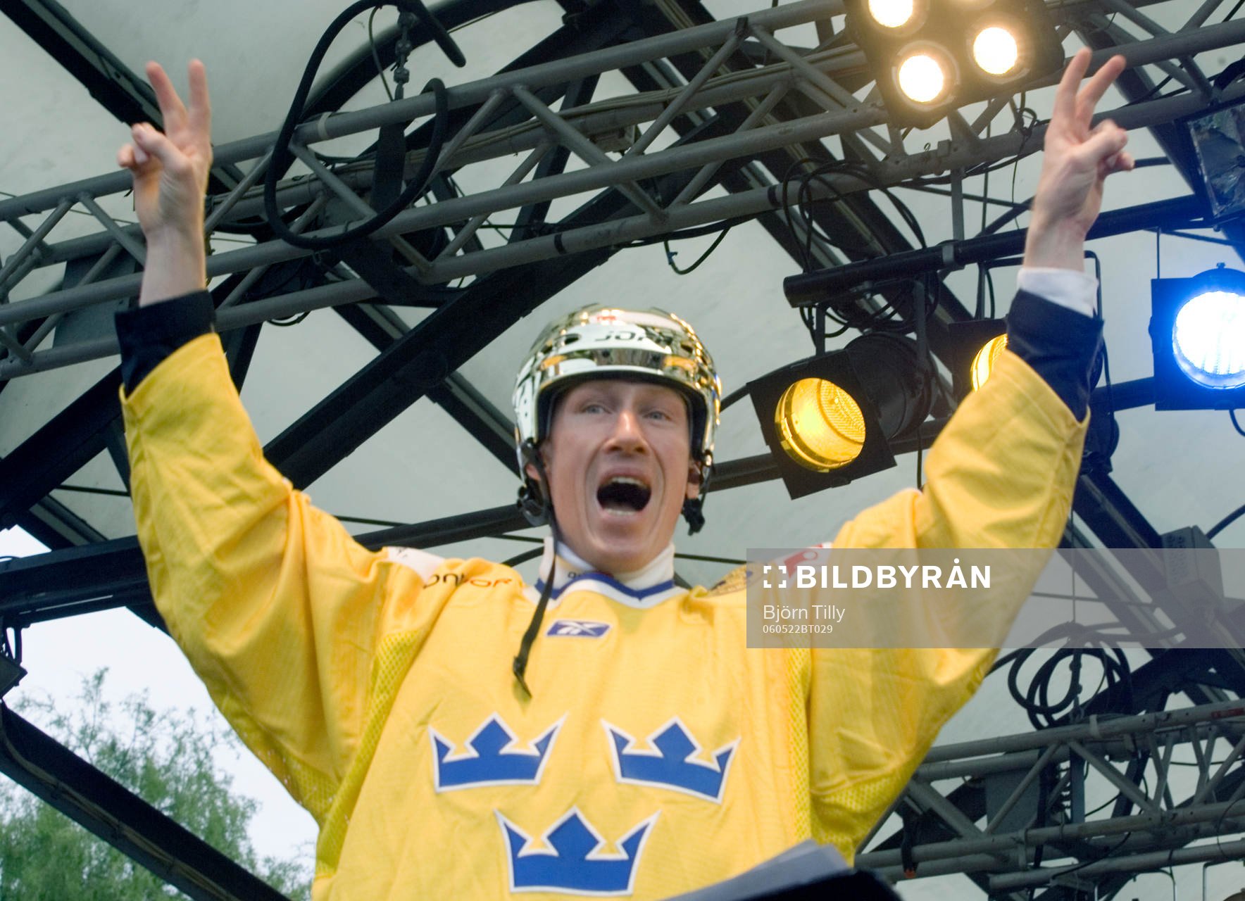 Ishockey, VM, VM-guld, Sverige, Firande av VM-guldet i