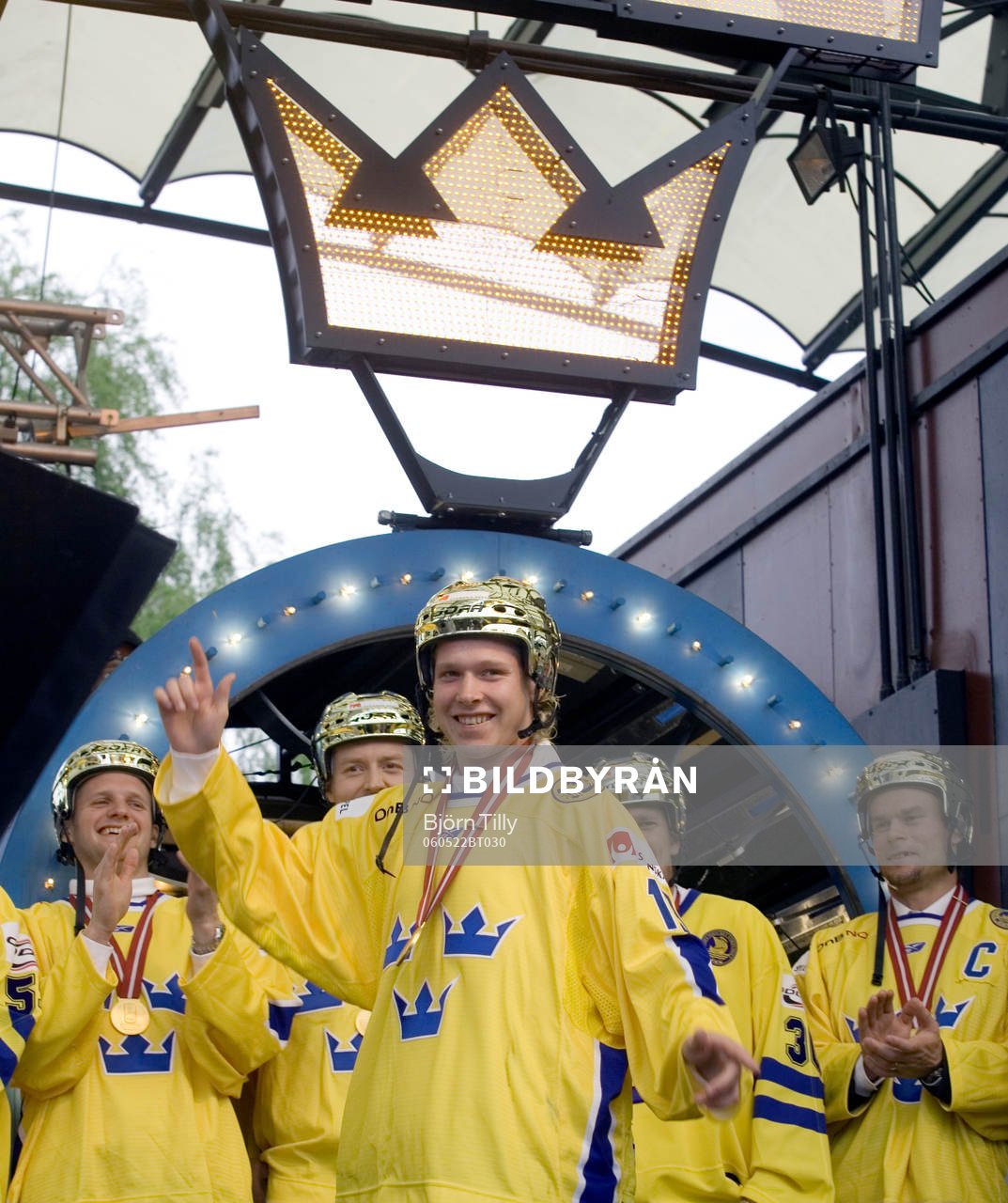 Ishockey, VM, VM-guld, Sverige, Firande av VM-guldet i