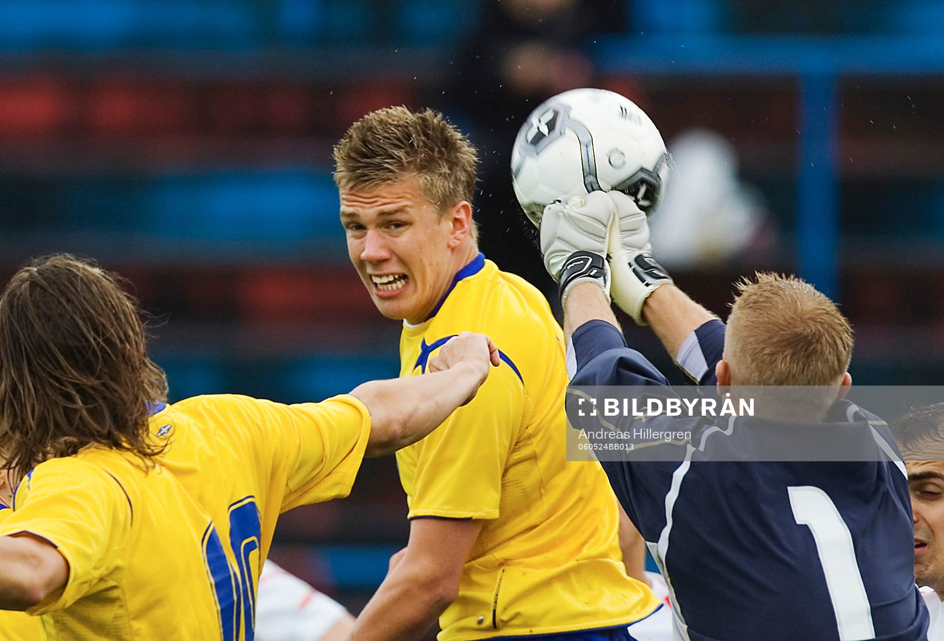 Pontus Wernblom och Pawel Kieszek, målvakt