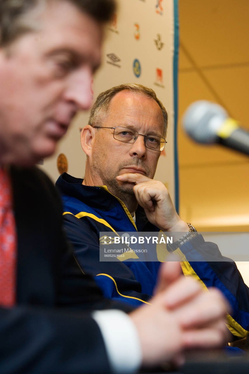 Roy Hodgson och Lars Lagerbäck, förbundskapten