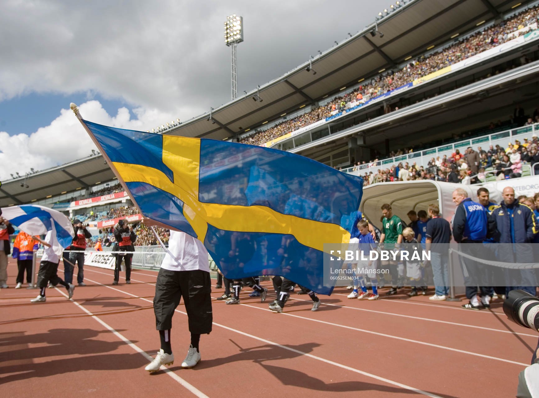 Flagga, inmarsch