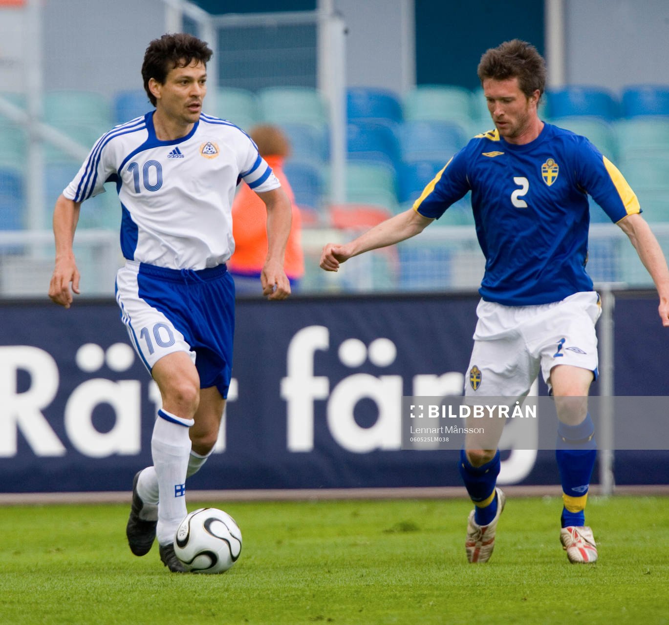 Michael Nilsson och Jari Litmanen