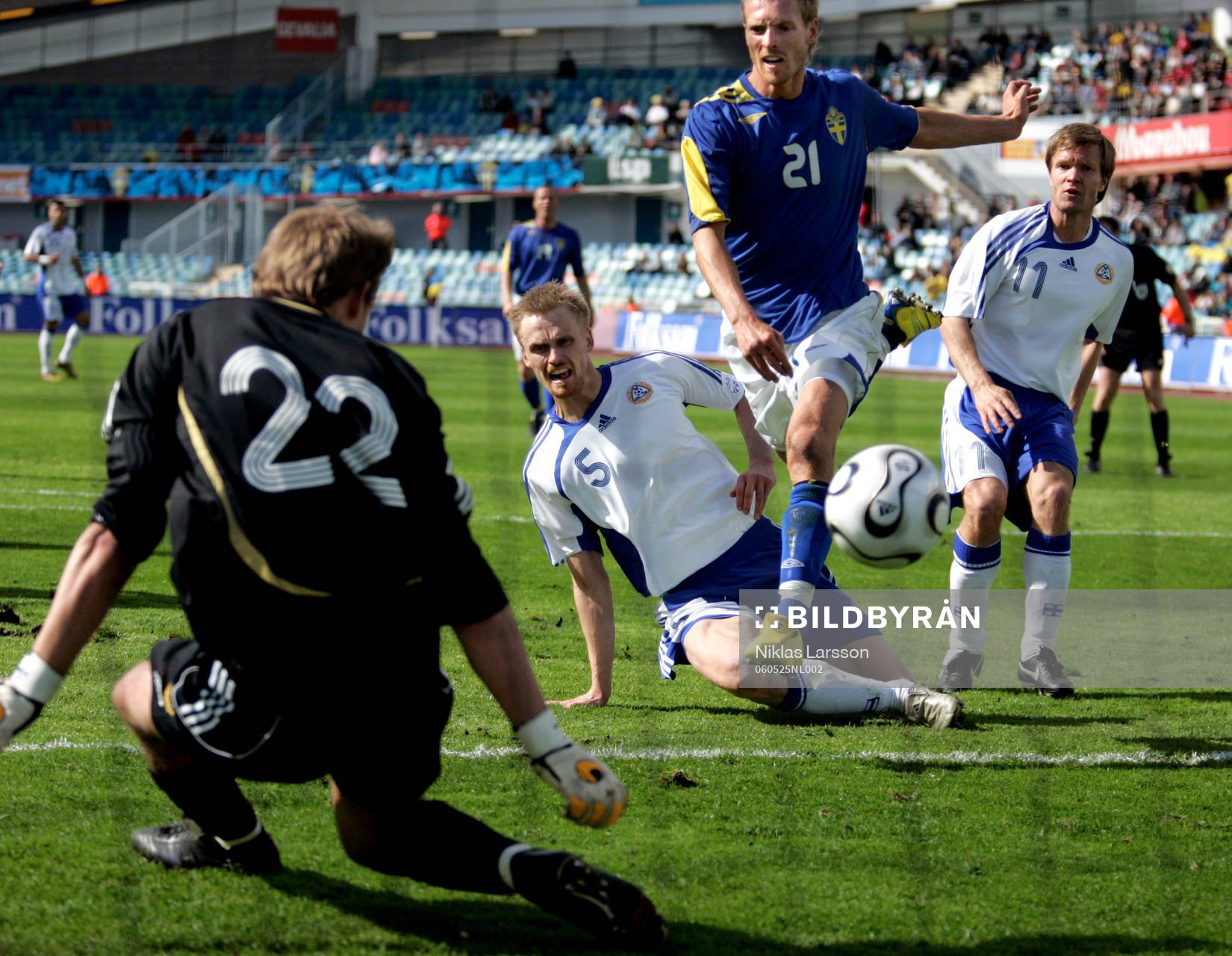 Christian Wilhelmsson, Sverige stog för en av matchens