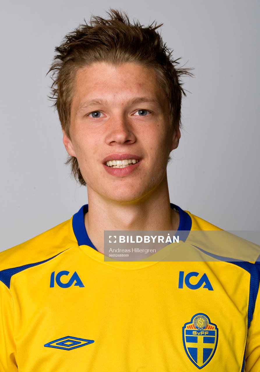 Fotboll,  U21, Sverige, porträtt, Viktor Elm