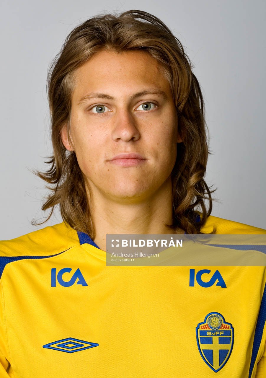 Fotboll, U21, Sverige, porträtt, Björn Runström