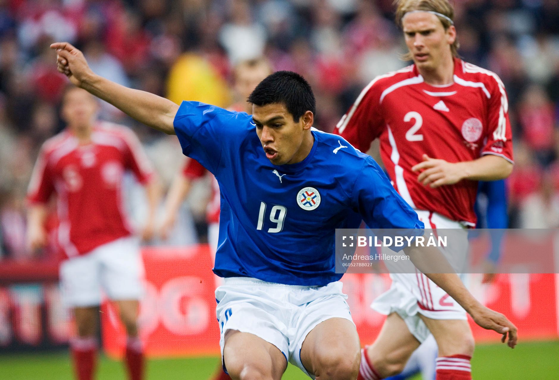 Julio Dos Santos och Christian Poulsen