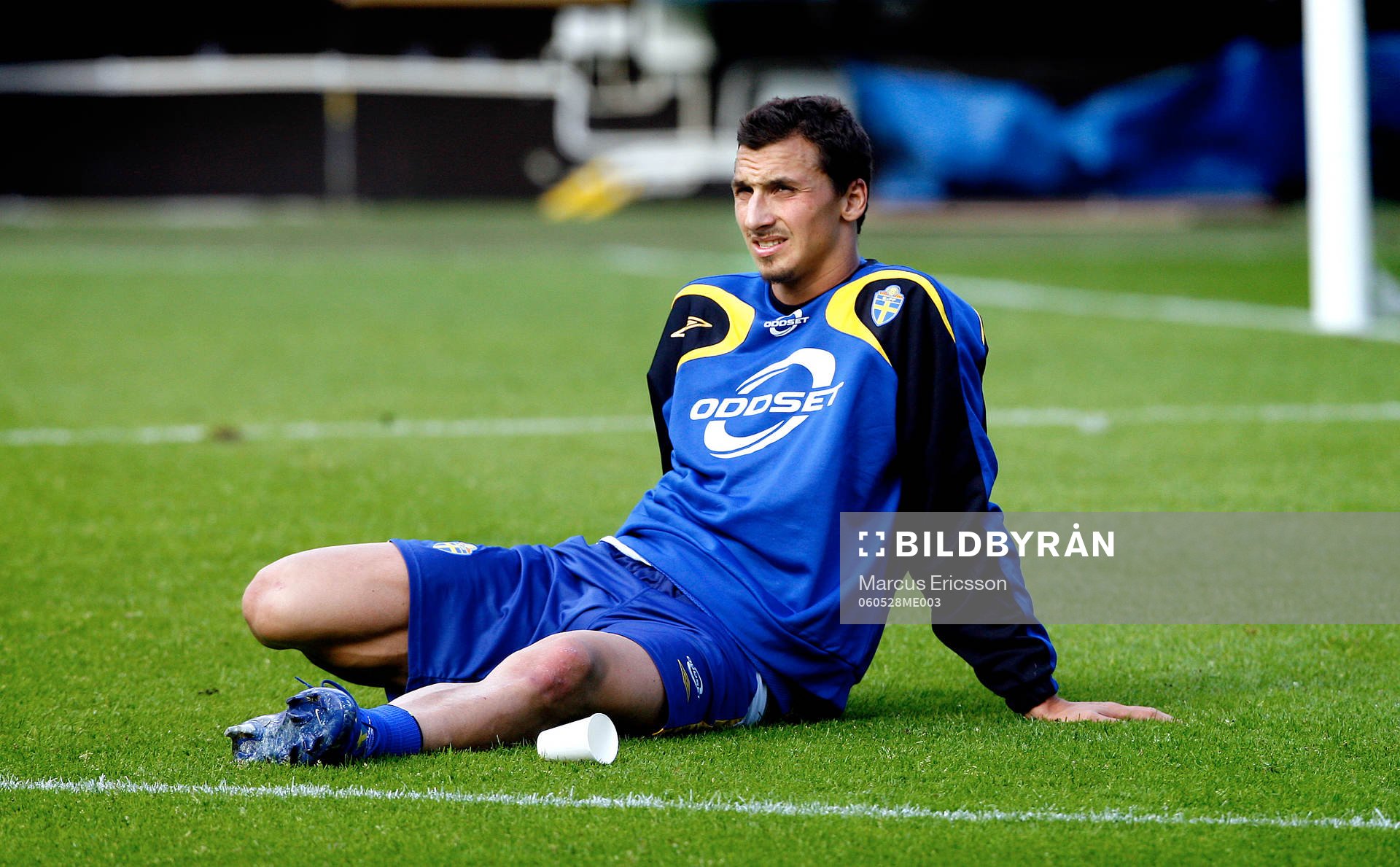 Zlatan Ibrahimovic slappnar av lite