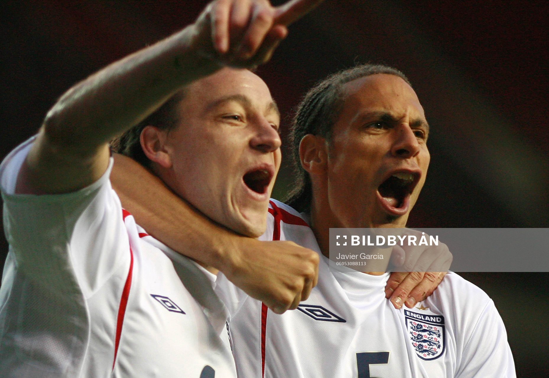 John Terry och Rio Ferdinand (Jubel