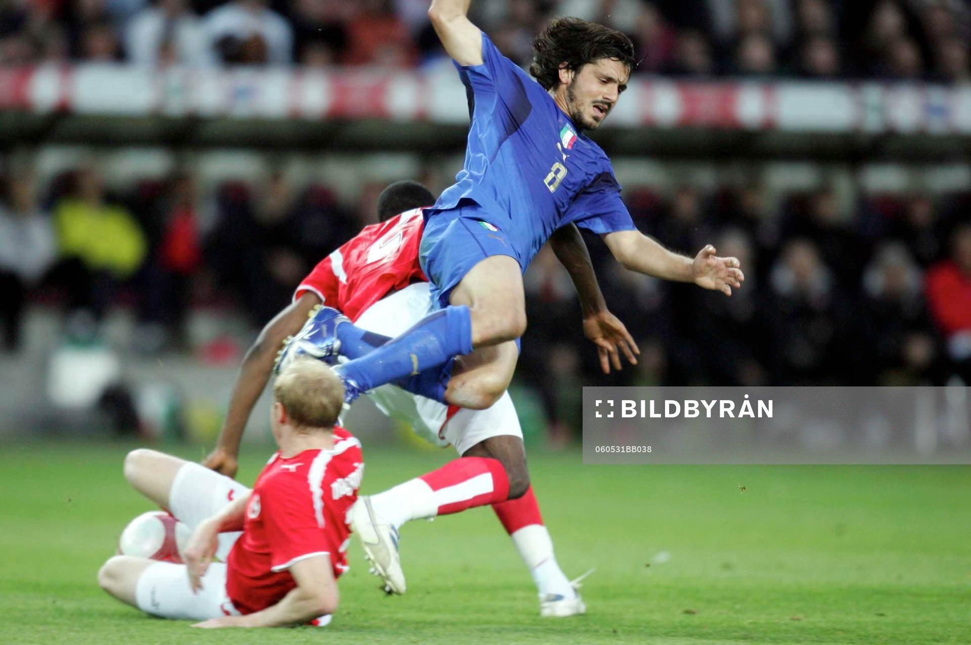  Gennaro Gattuso, Ludovic Magnin och Johan Djourou. 