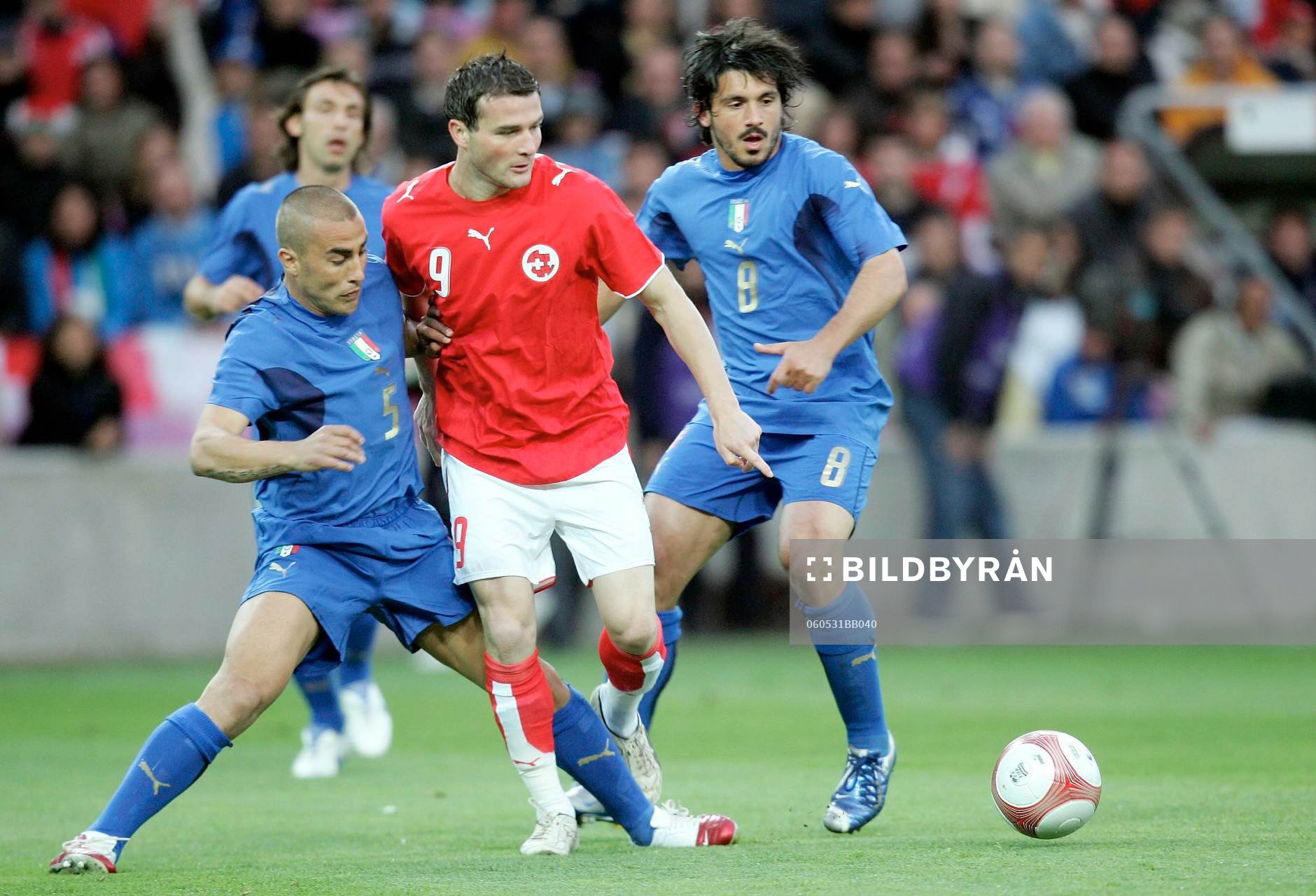  Fabio Cannavaro, Gennaro Gattuso och Alex Frei.