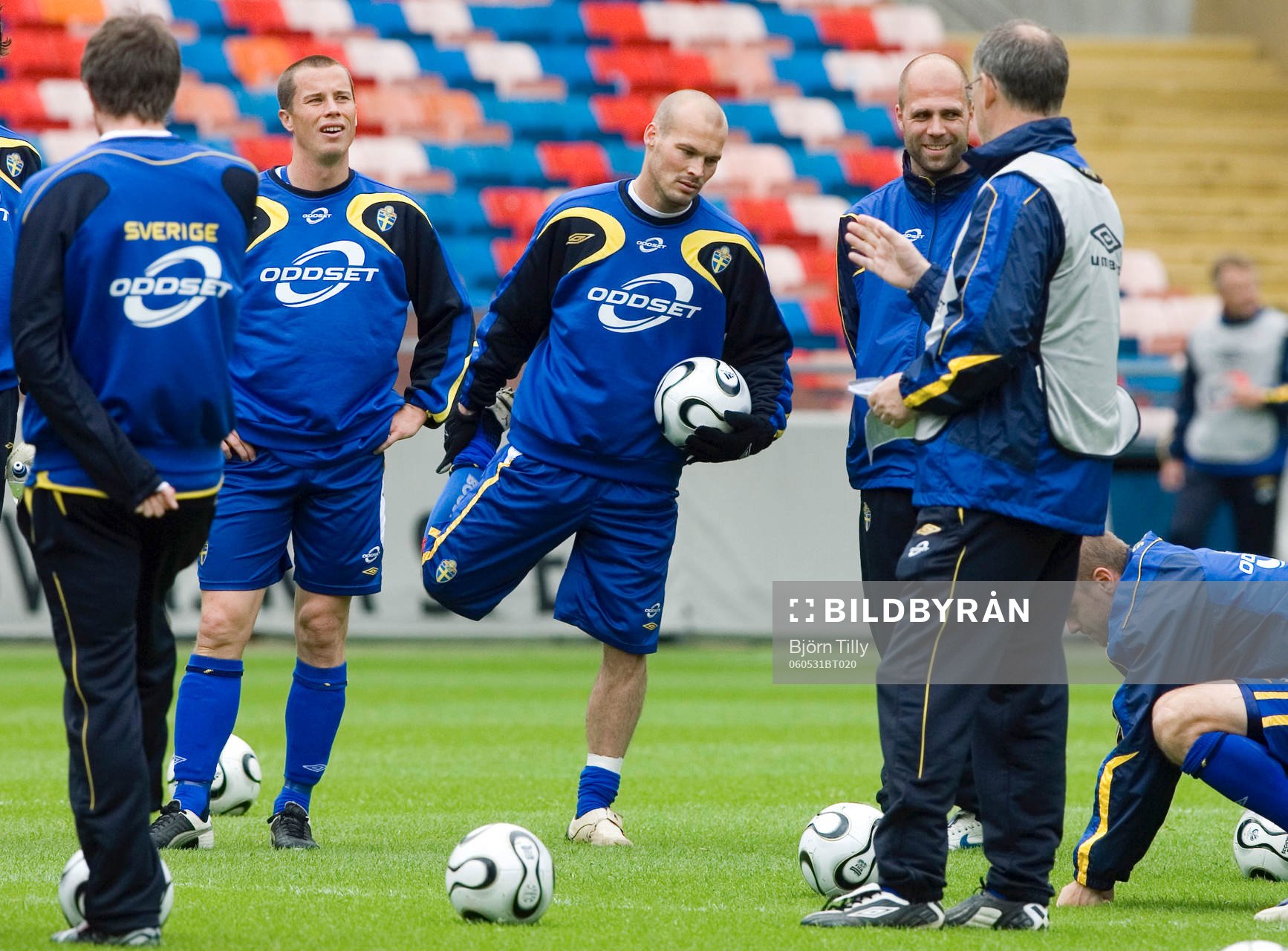 Daniel Andersson, Teddy Lucic och Fredrik Ljungberg,