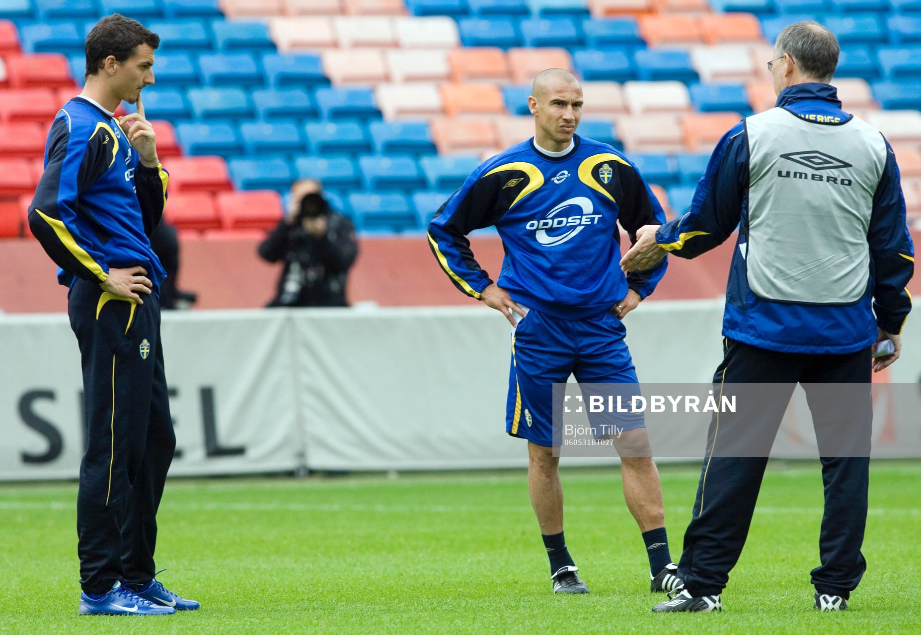 Zlatan Ibrahimovic och Henrik Larsson, Sverige