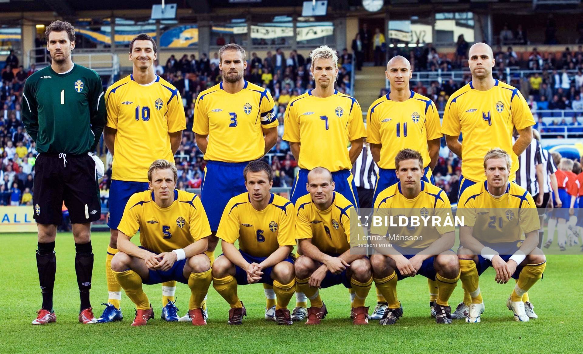 Fotboll, Sverige - Chile: Det tilltänkta startlaget???