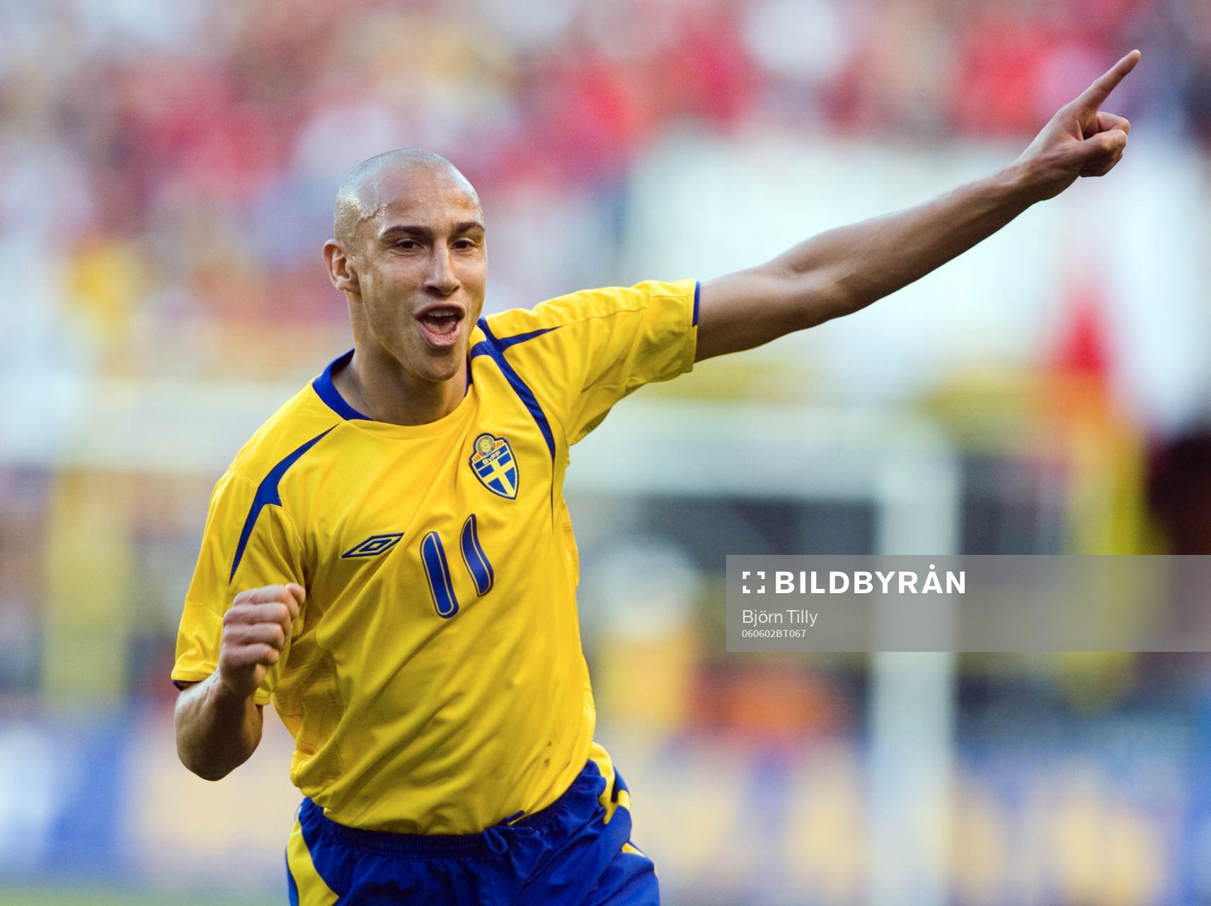 Henrik Larsson, Sverige, jubel