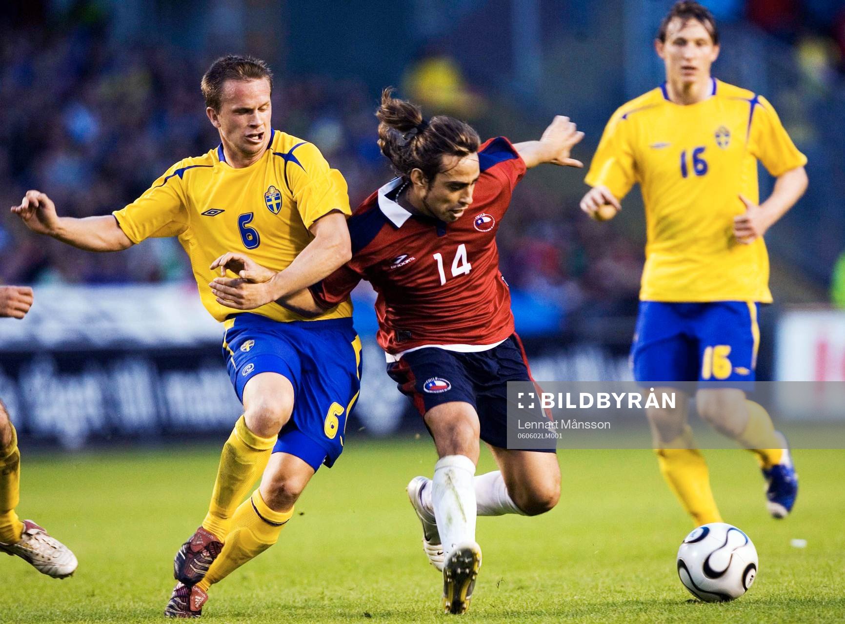 Tobias Linderoth, Jorge Valdiva och Kim Källström