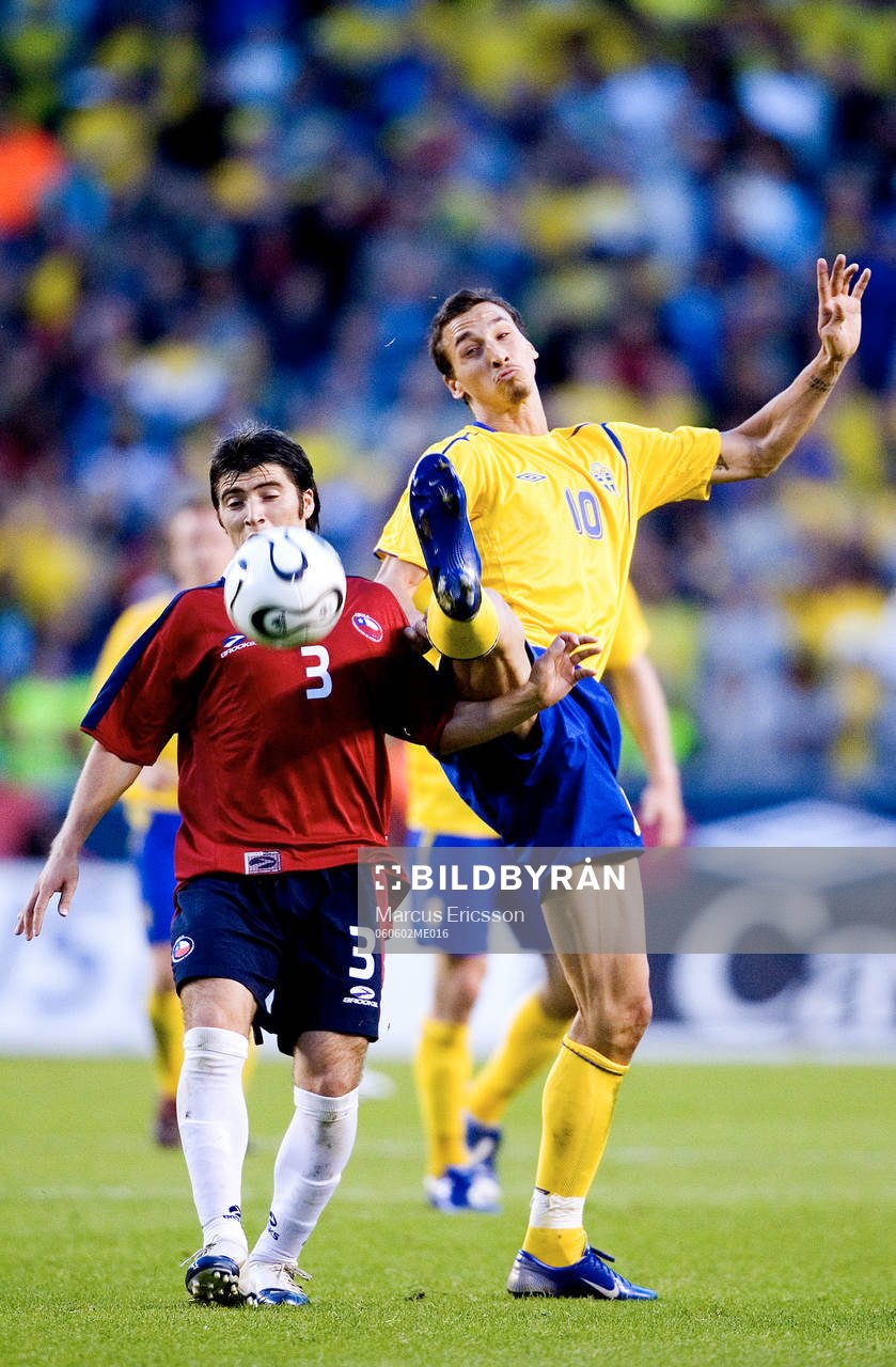Mauricio Zenteno, Chile och Zlatan Ibrahimovic, Sverige