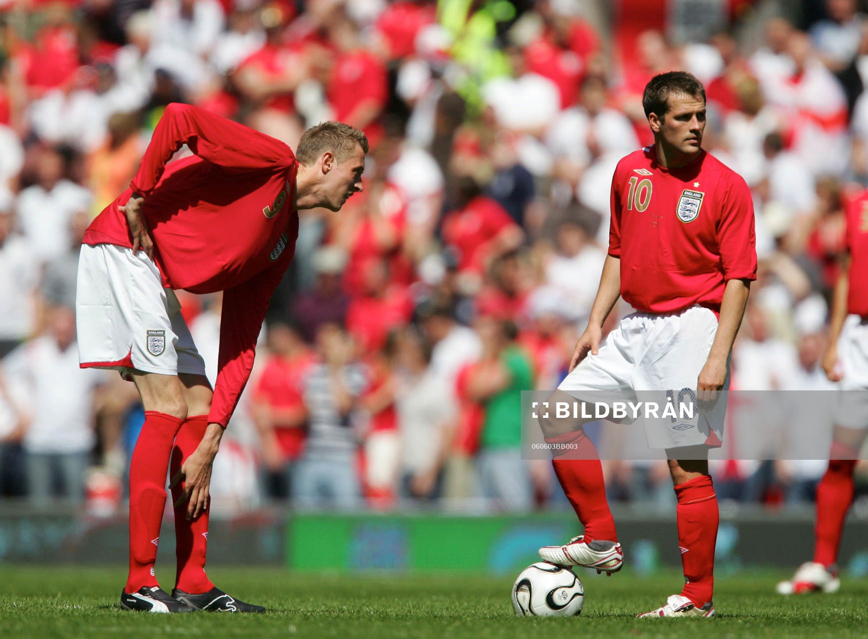 Peter Crouch och Michael Owen