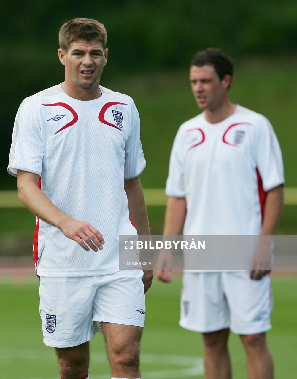 Steven Gerrard och Wayne Bridge