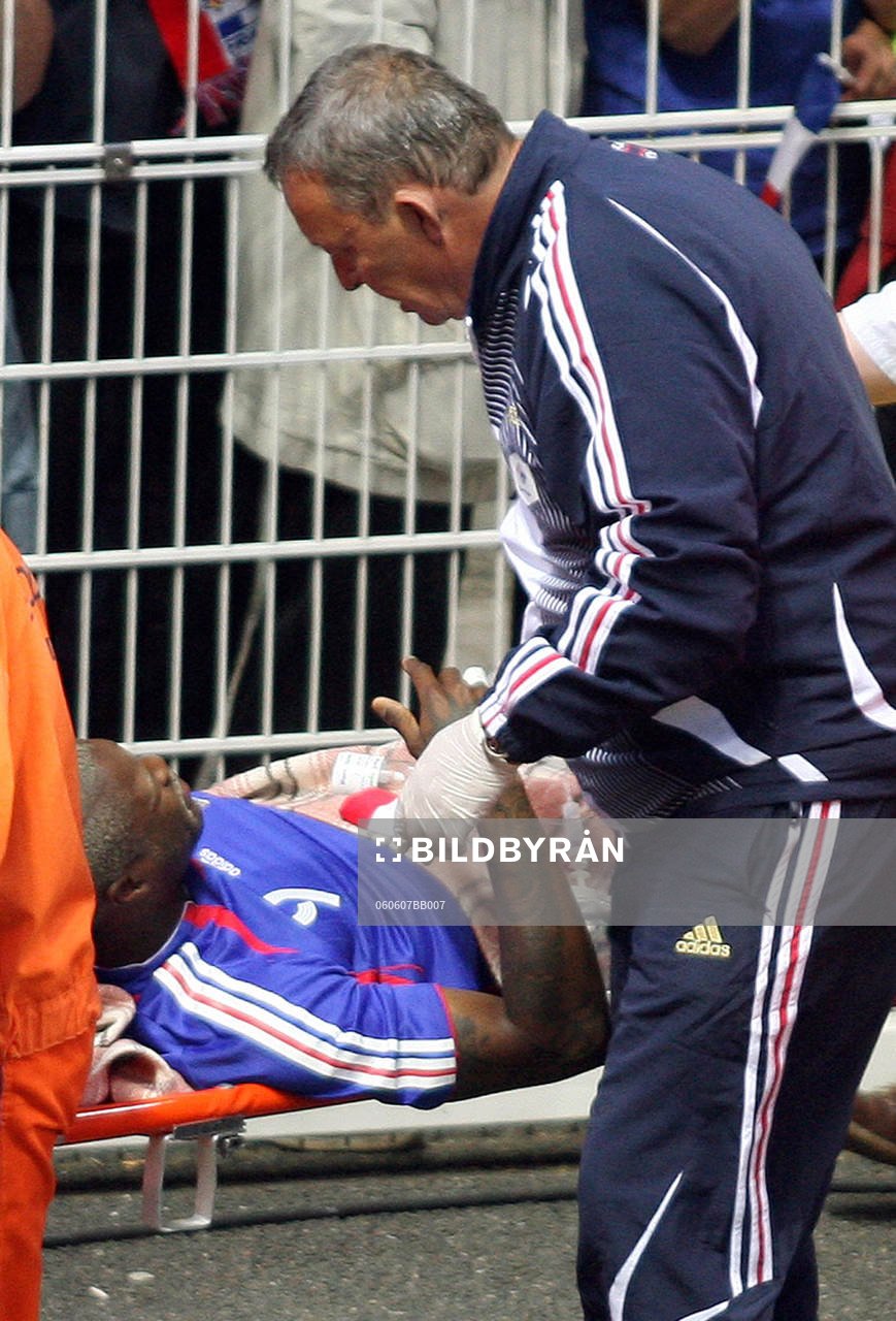 Djibril Cisse, skadad