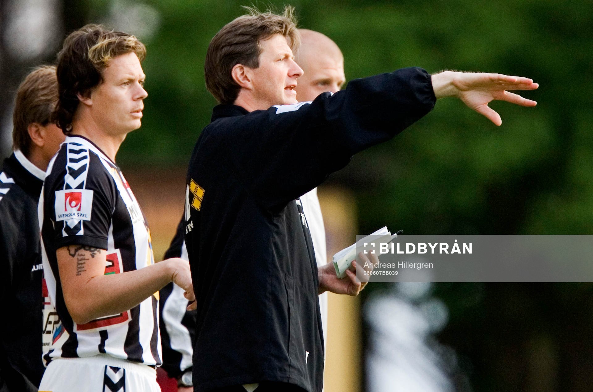  Andreas Yngvesson och Patrik Johansson, tränare.
