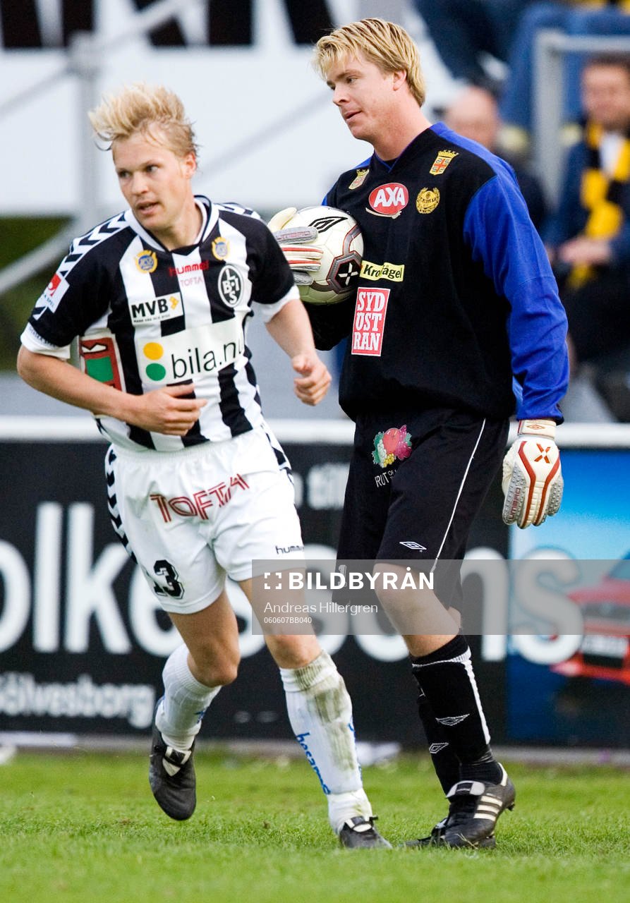 Christian Fegler, målvakt och Mathias Eklund