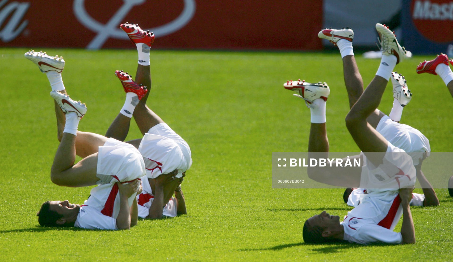 Fotboll, VM 2006, England, träning