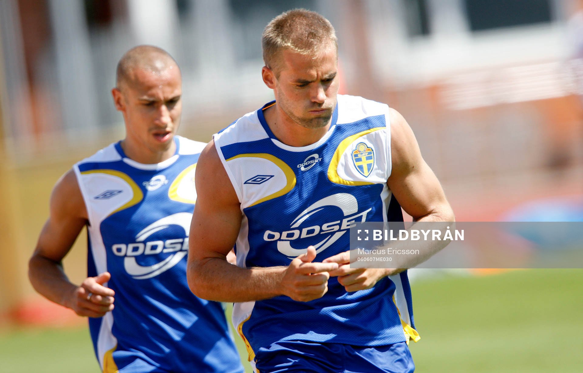 Olof Mellberg och Henrik Larsson