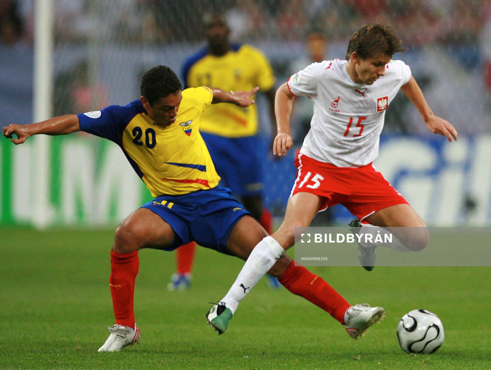 Edwin Tenorio, Ecuador och Ebi Smolarek, Polen