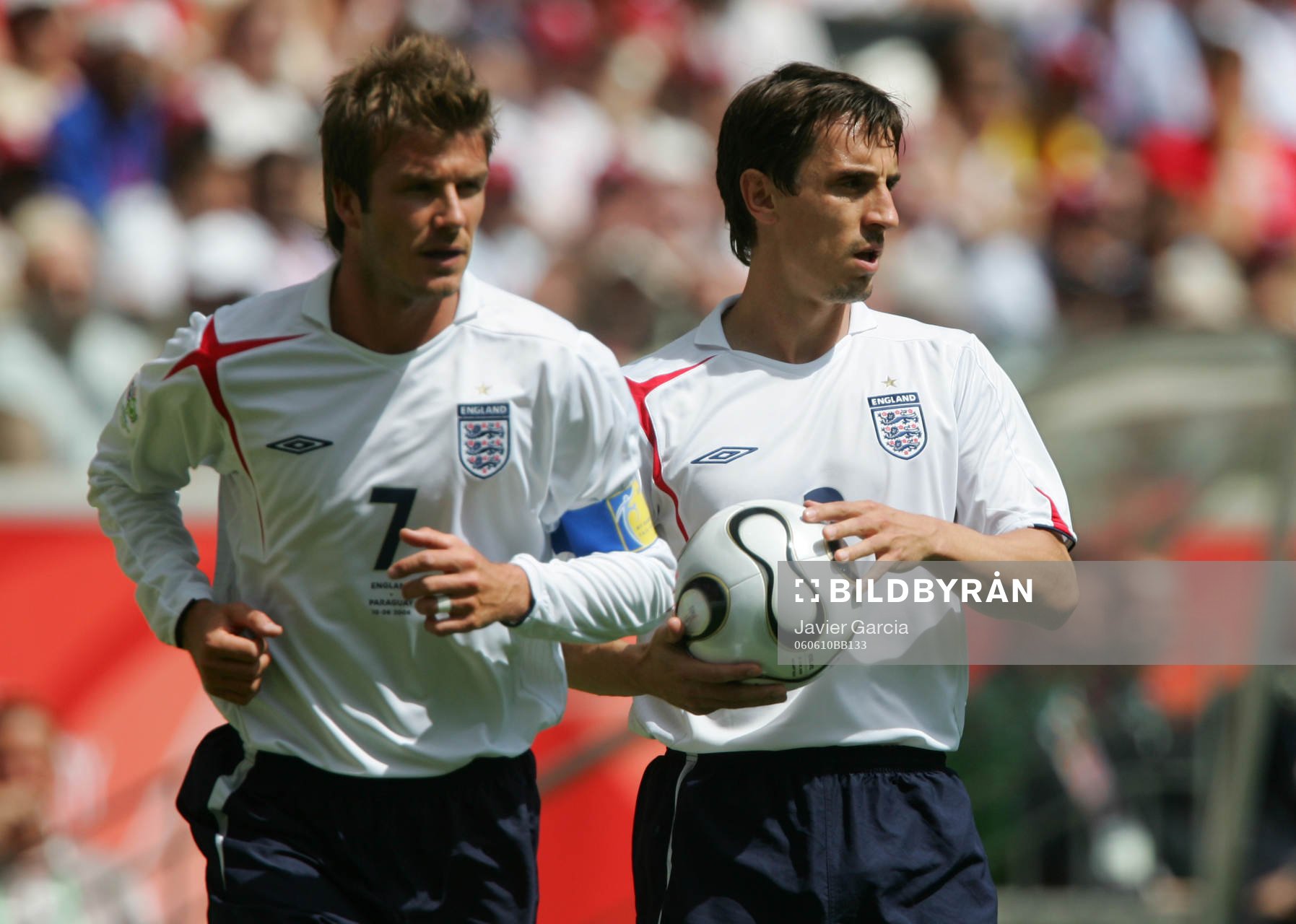 David Beckham och Gary Neville