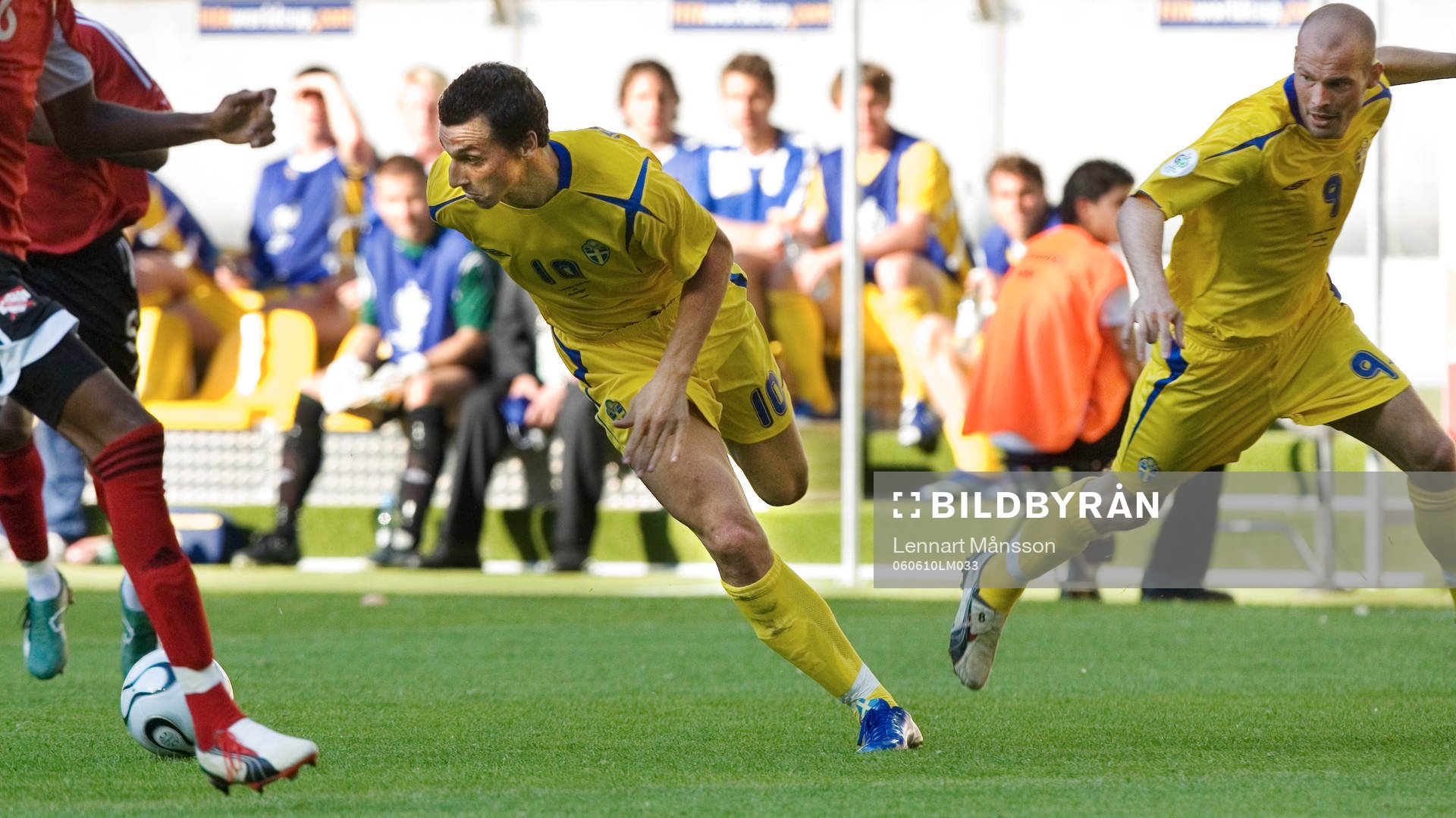 Zlatan Ibrahimovic och Fredrik Ljungberg, Sverige