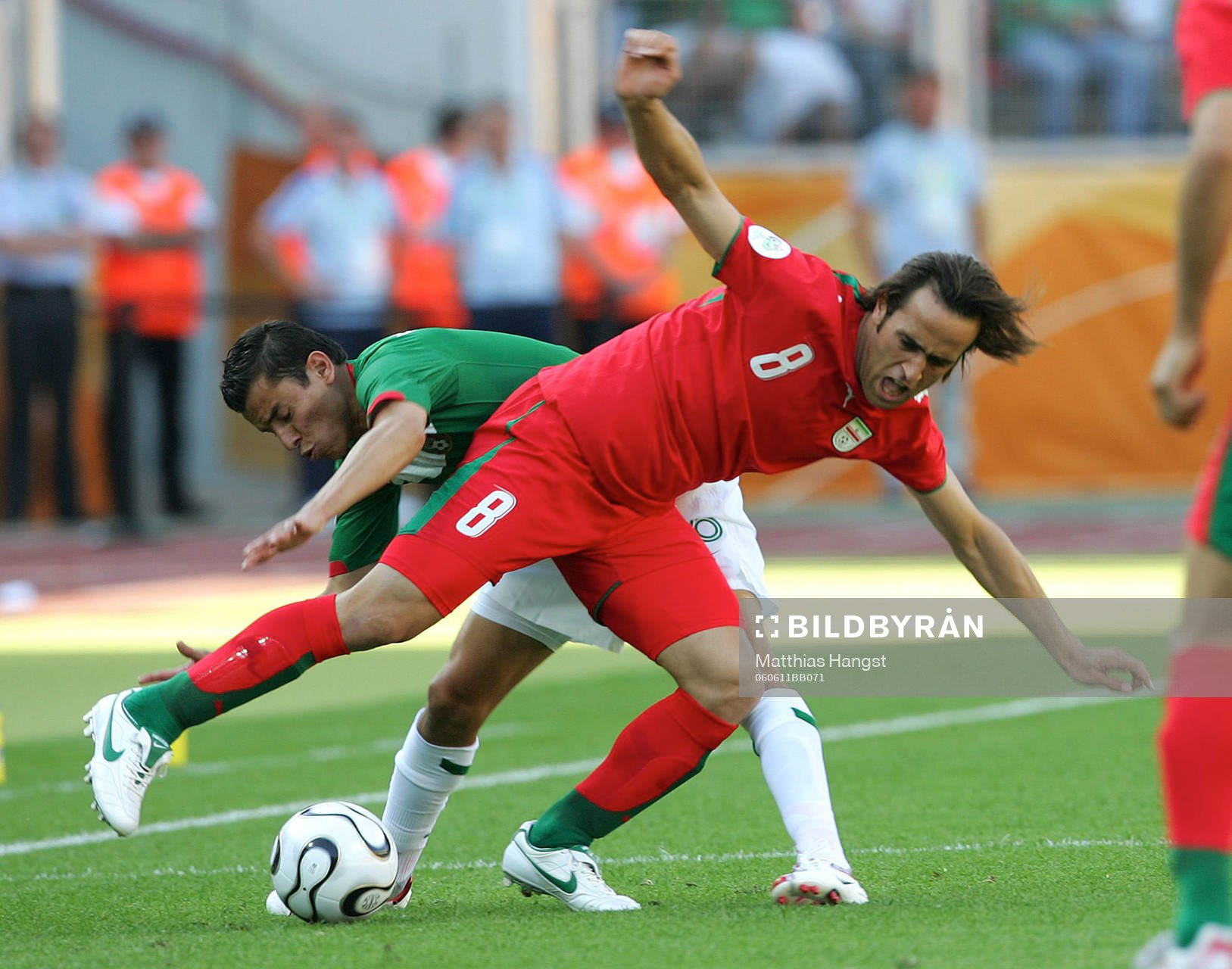 Mario Mendez, Mexico och Ali Karimi, Iran