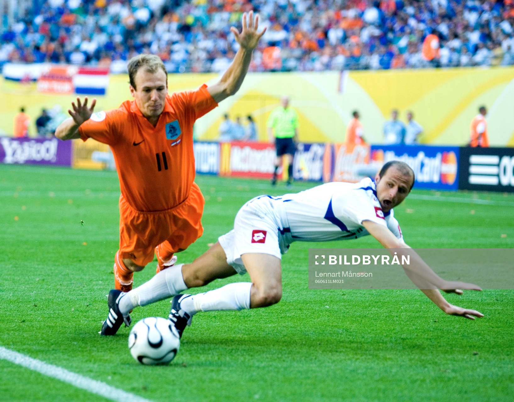 Arjen Robben, Holland, och Igor Duljaj