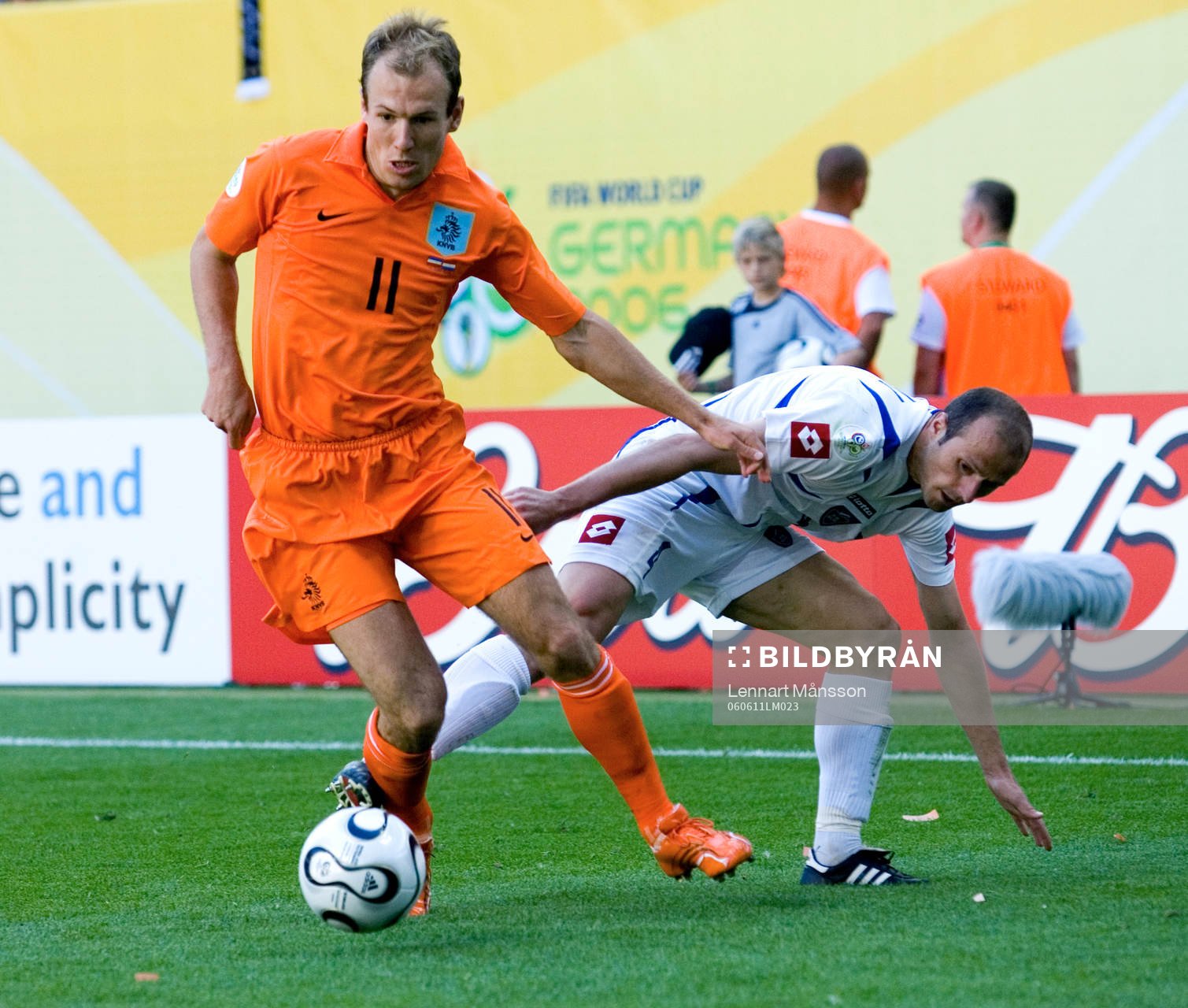 Arjen Robben, Holland, och Igor Duljaj