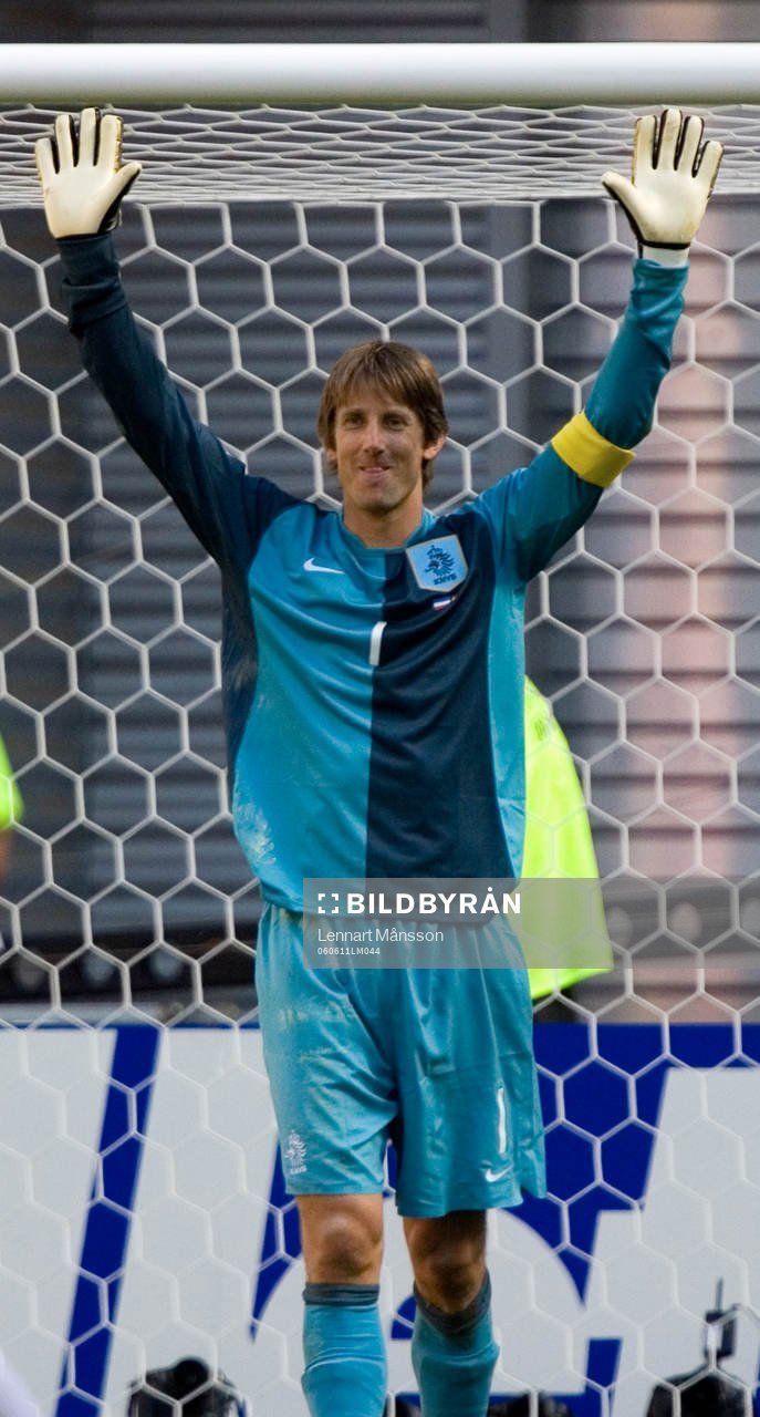 Jubel, Edwin van der Sar, målvakt, Holland