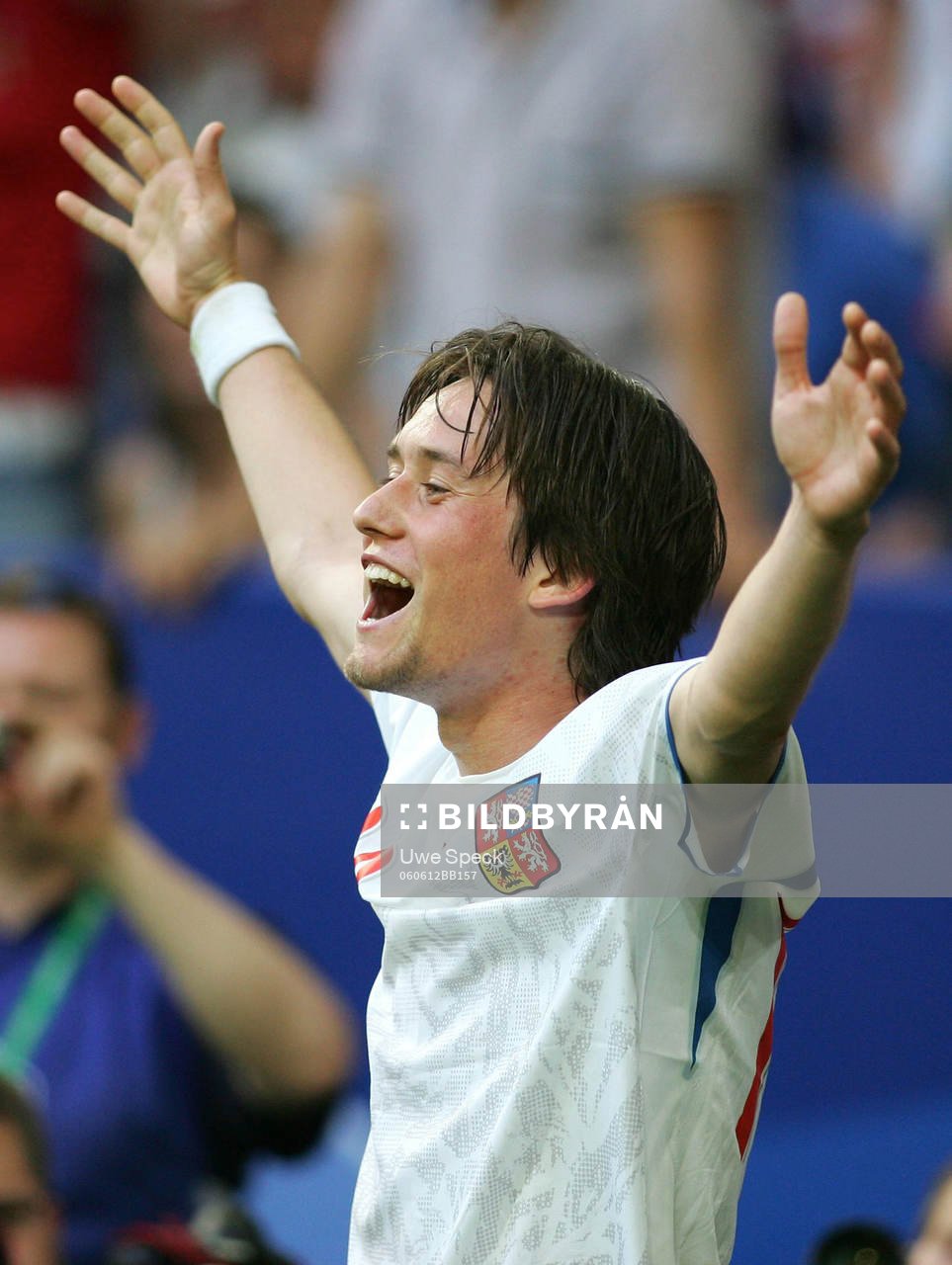  Tomas Rosicky, Tjeckien (Jubel)