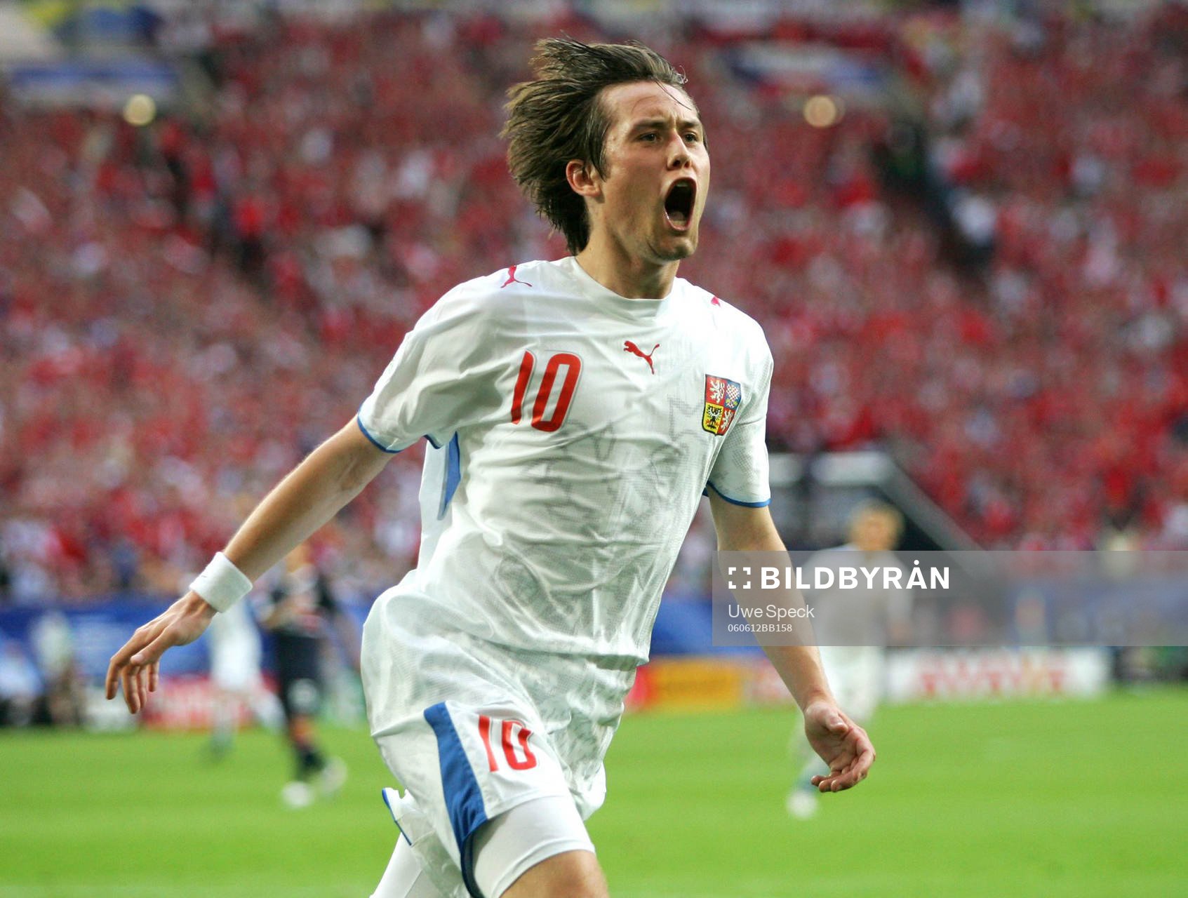  Tomas Rosicky, Tjeckien (Jubel)