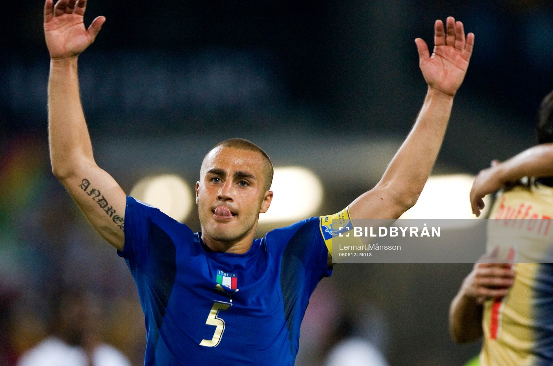 Fabio Cannavaro, Italien, jubel
