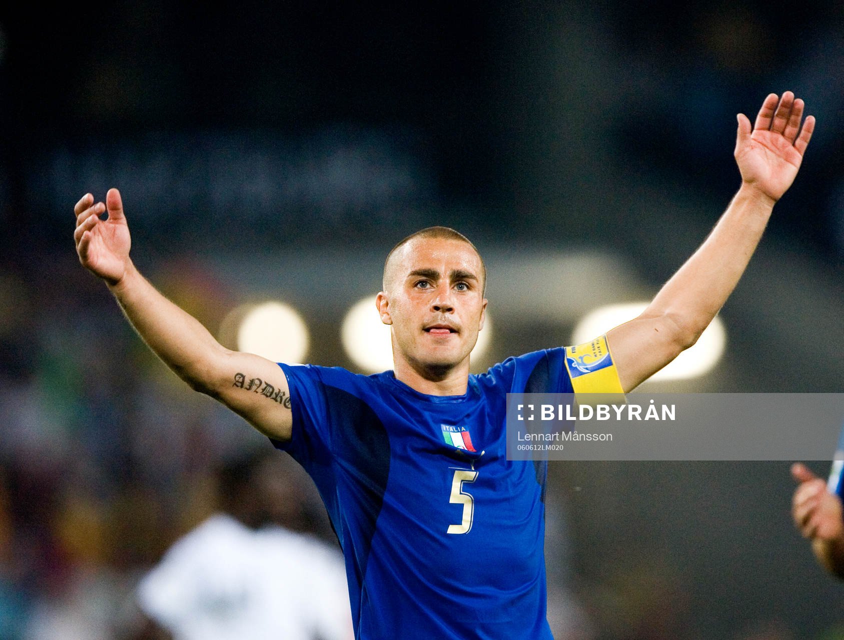 Fabio Cannavaro, Italien, jubel