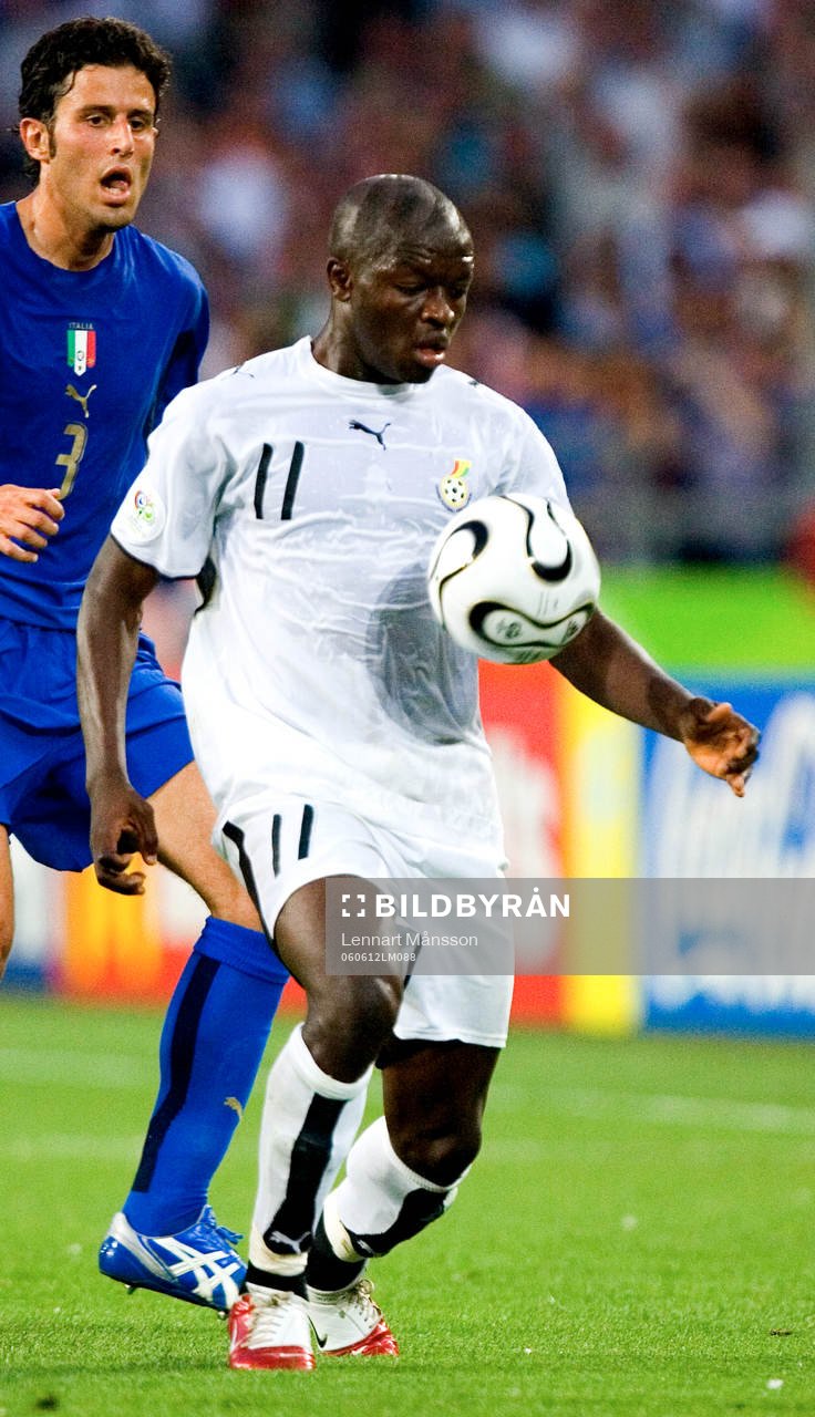 Sulley Muntari, Ghana jagas av Fabio Grosso