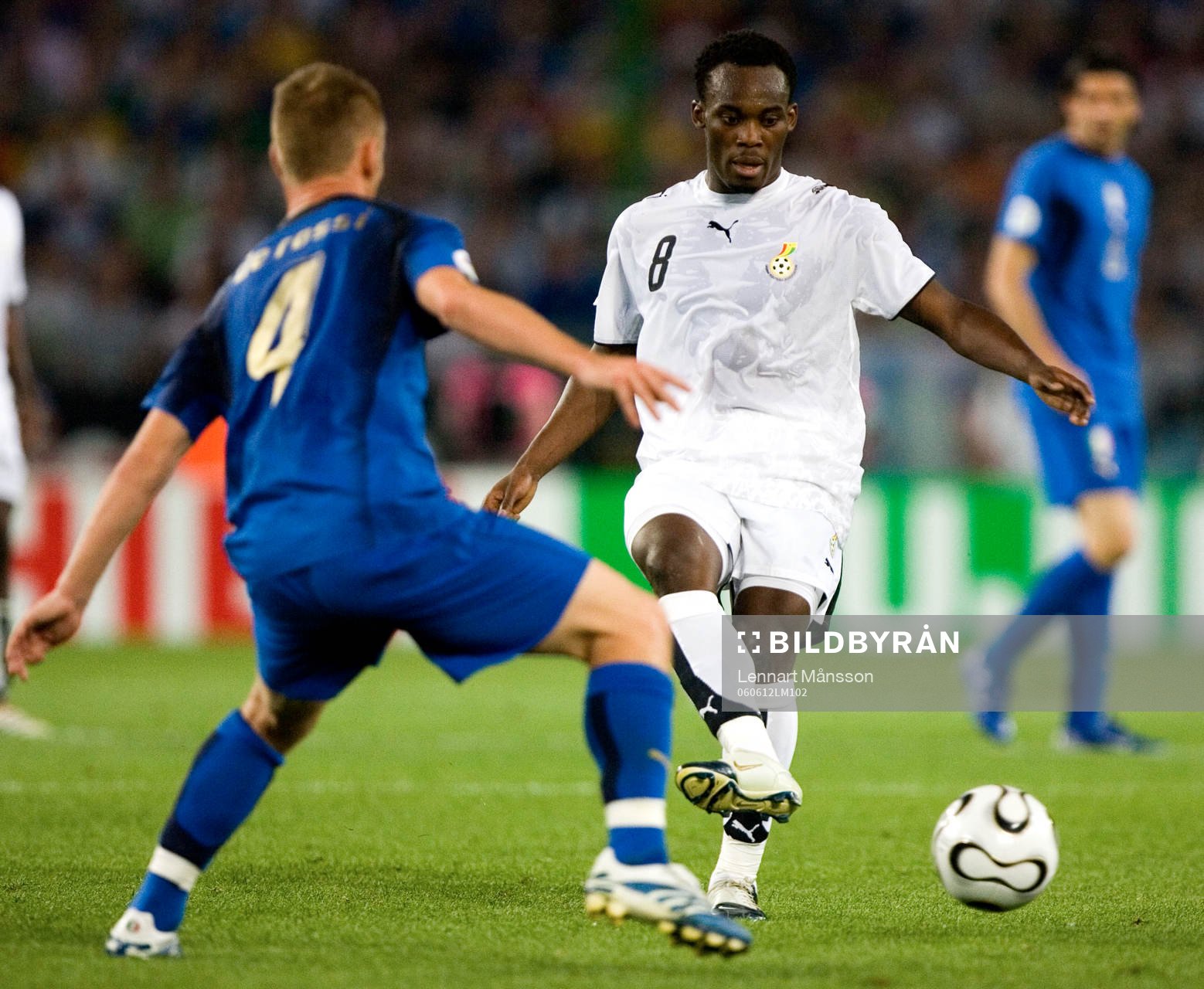 Michael Essien, Ghana och Daniele De Rossi, Italien