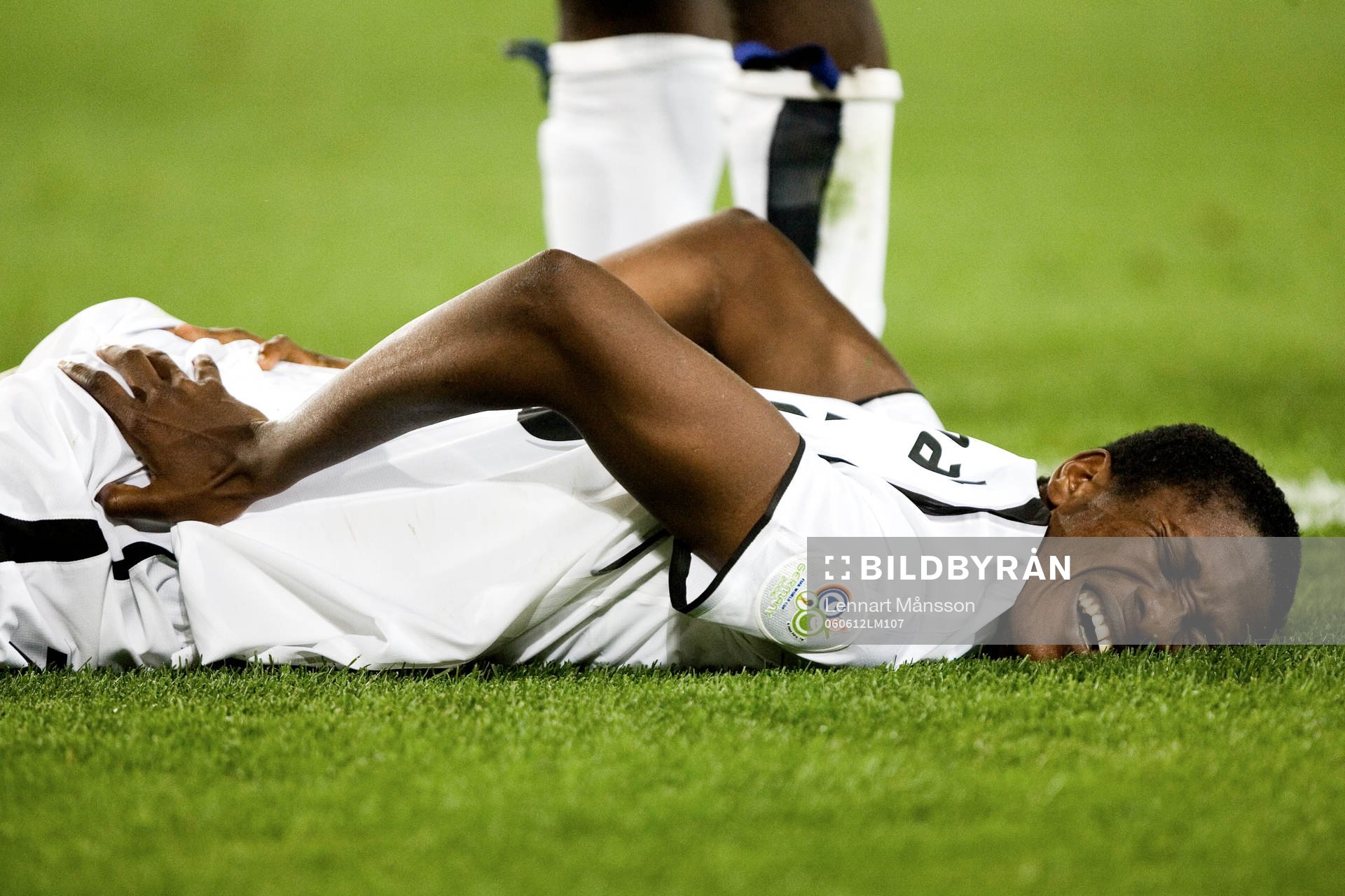 Asamoah Gyan, Ghana, skada, smärta